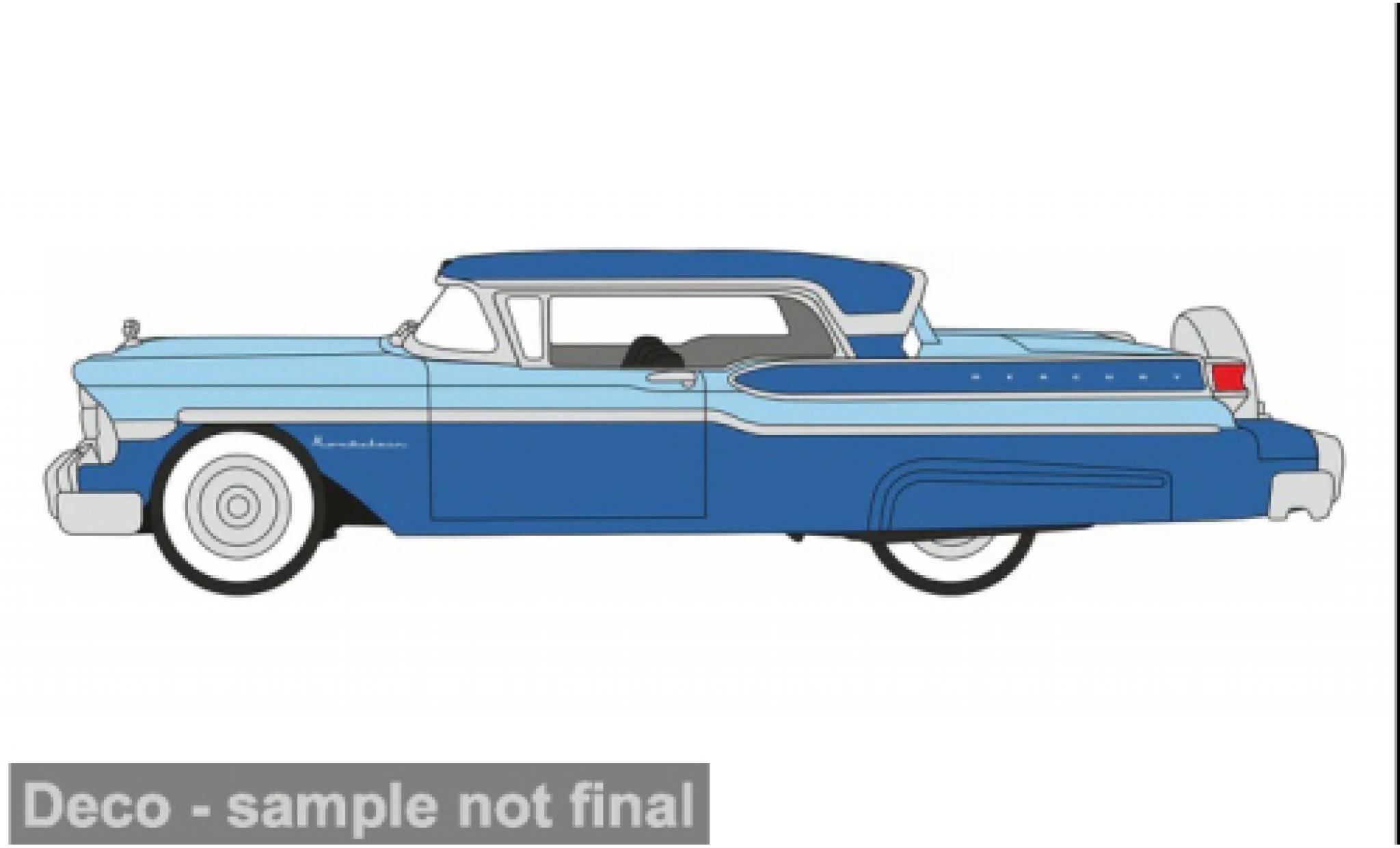 Mercury Turnpike 1/87 Oxford blauw/blauw 1957 1:87 modelauto