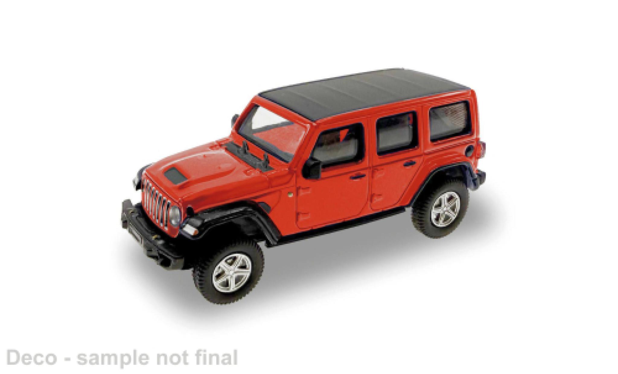 Jeep Wrangler 1/87 Micro City 87 rood 2017 1:87 modelauto