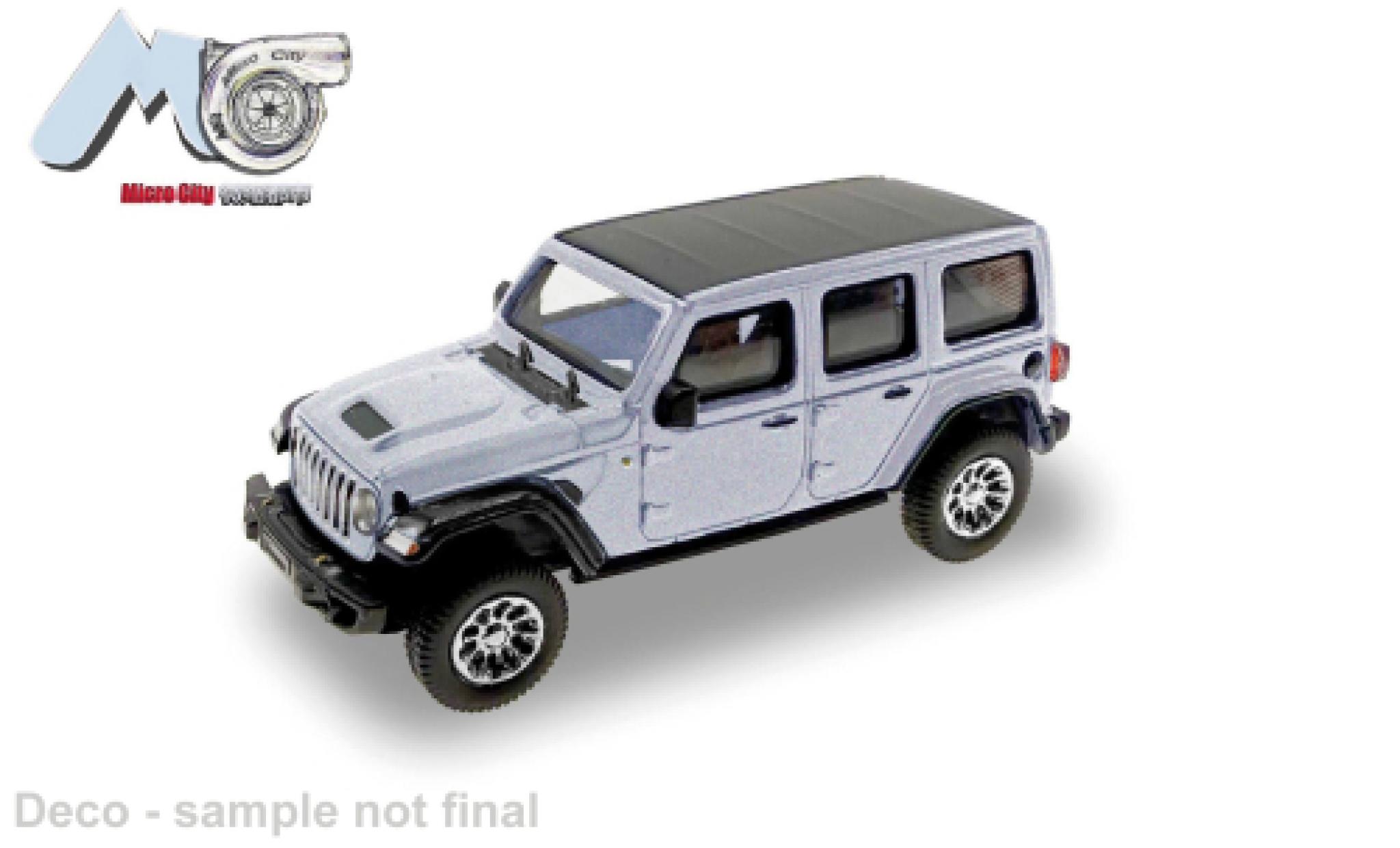 Jeep Wrangler 1/87 Micro City 87 grijs 2017 1:87 modelauto