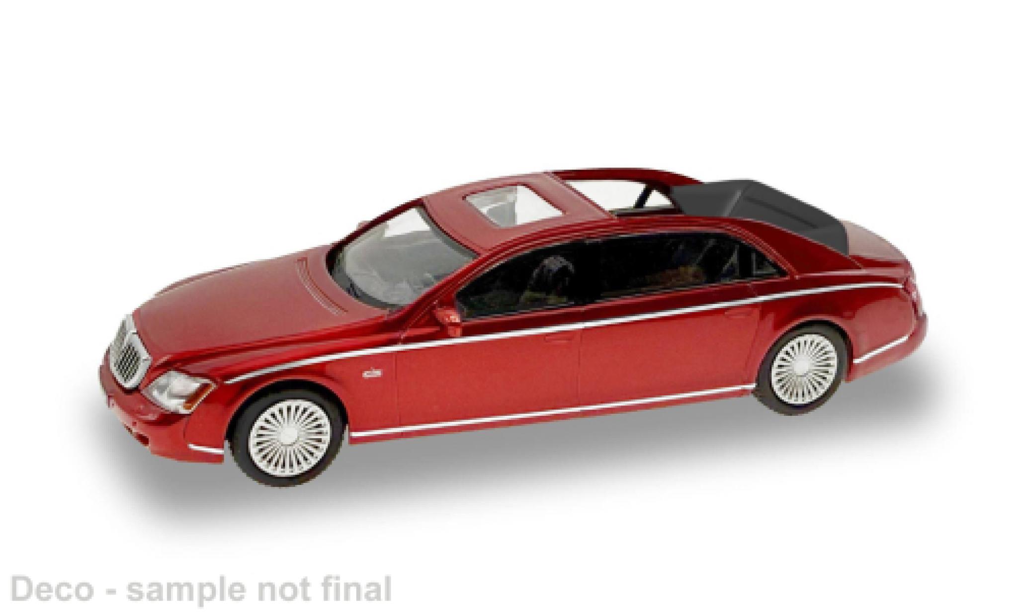 Maybach 62 1/87 Micro City 87 S rood 2002 1:87 modelauto