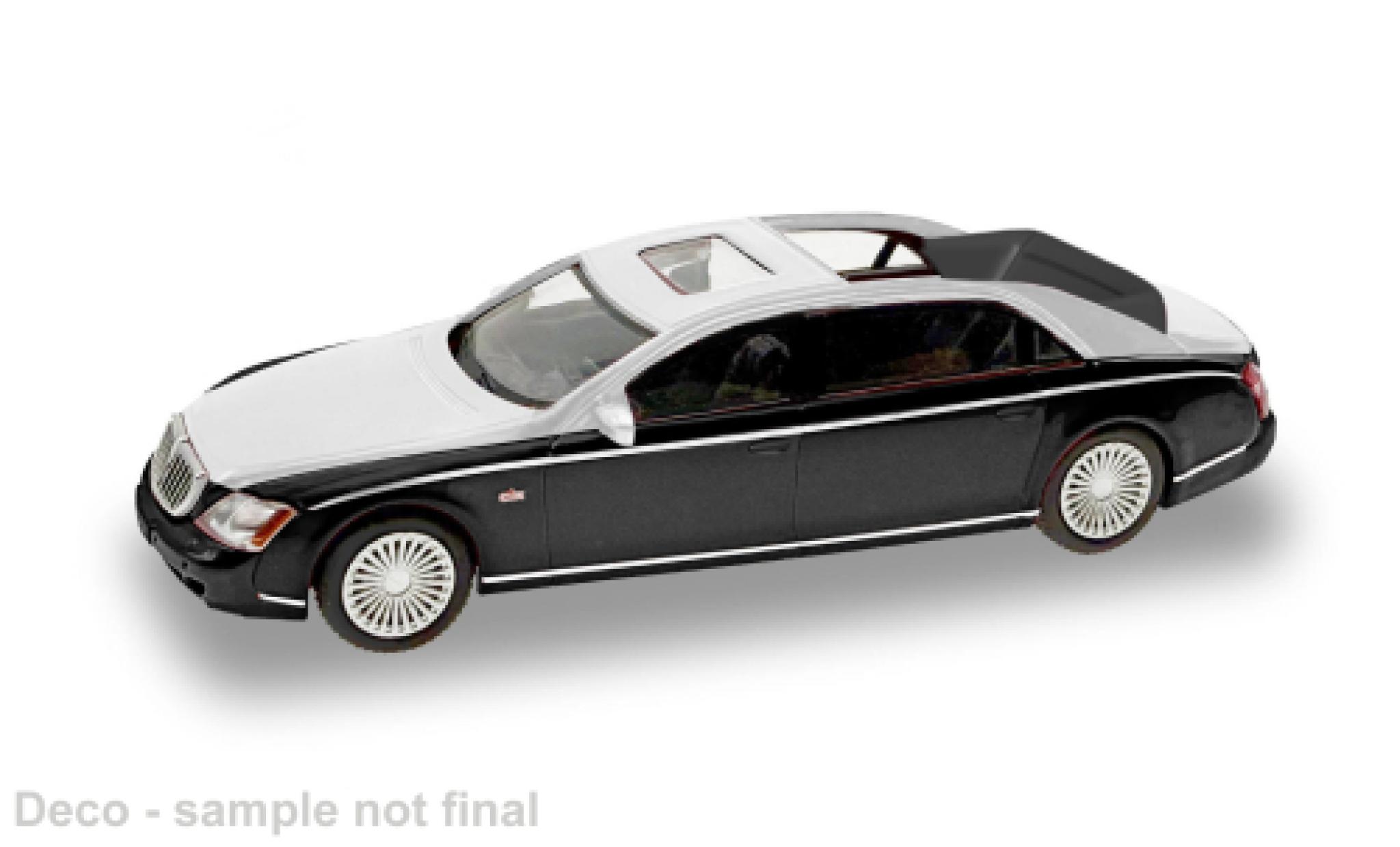 Maybach 62 1/87 Micro City 87 S zwart/grijs 2002 1:87 modelauto