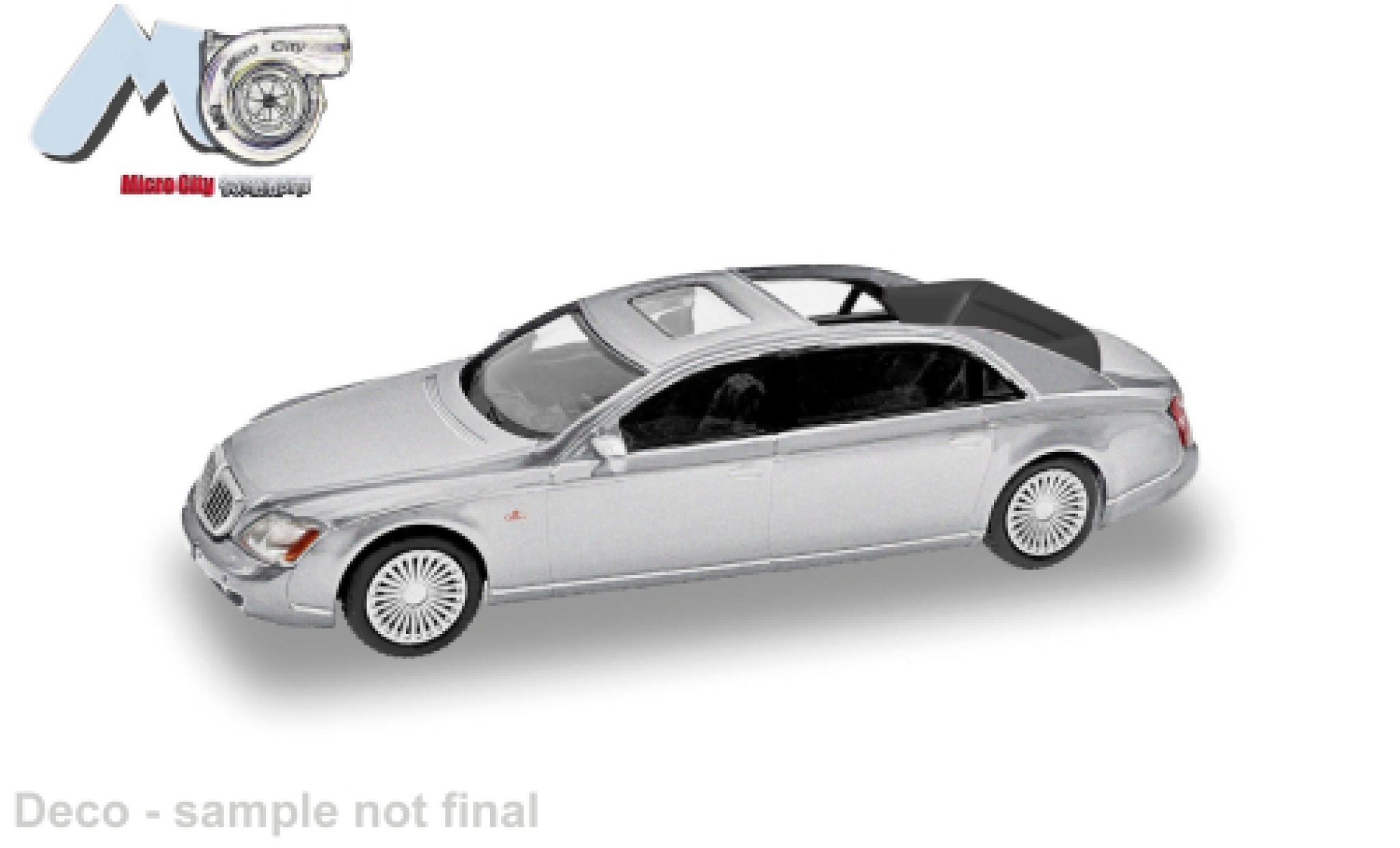 Maybach 62 1/87 Micro City 87 S grijs 1:87 modelauto