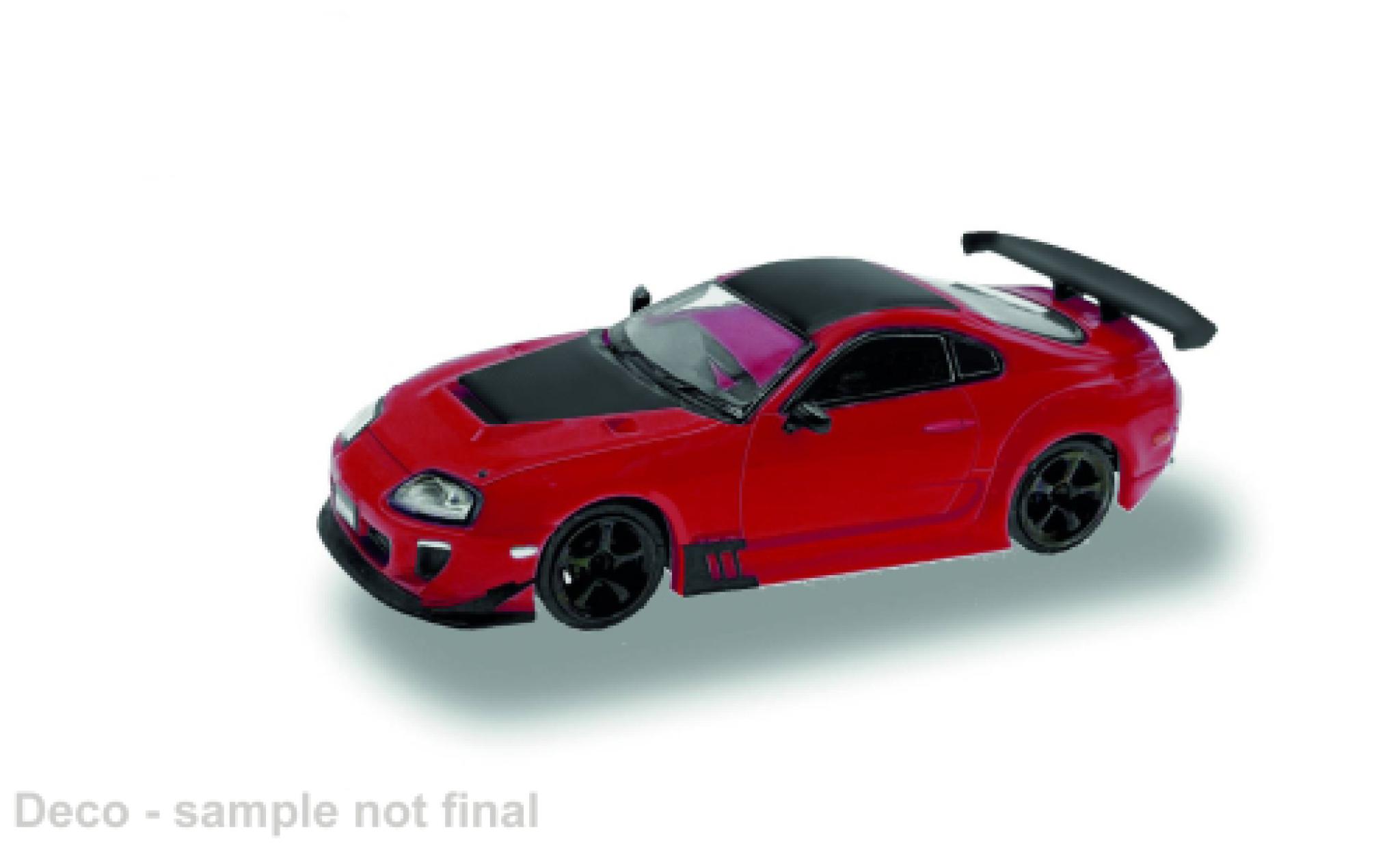 Toyota Supra 1/87 Micro City 87 rood 1993 1:87 modelauto