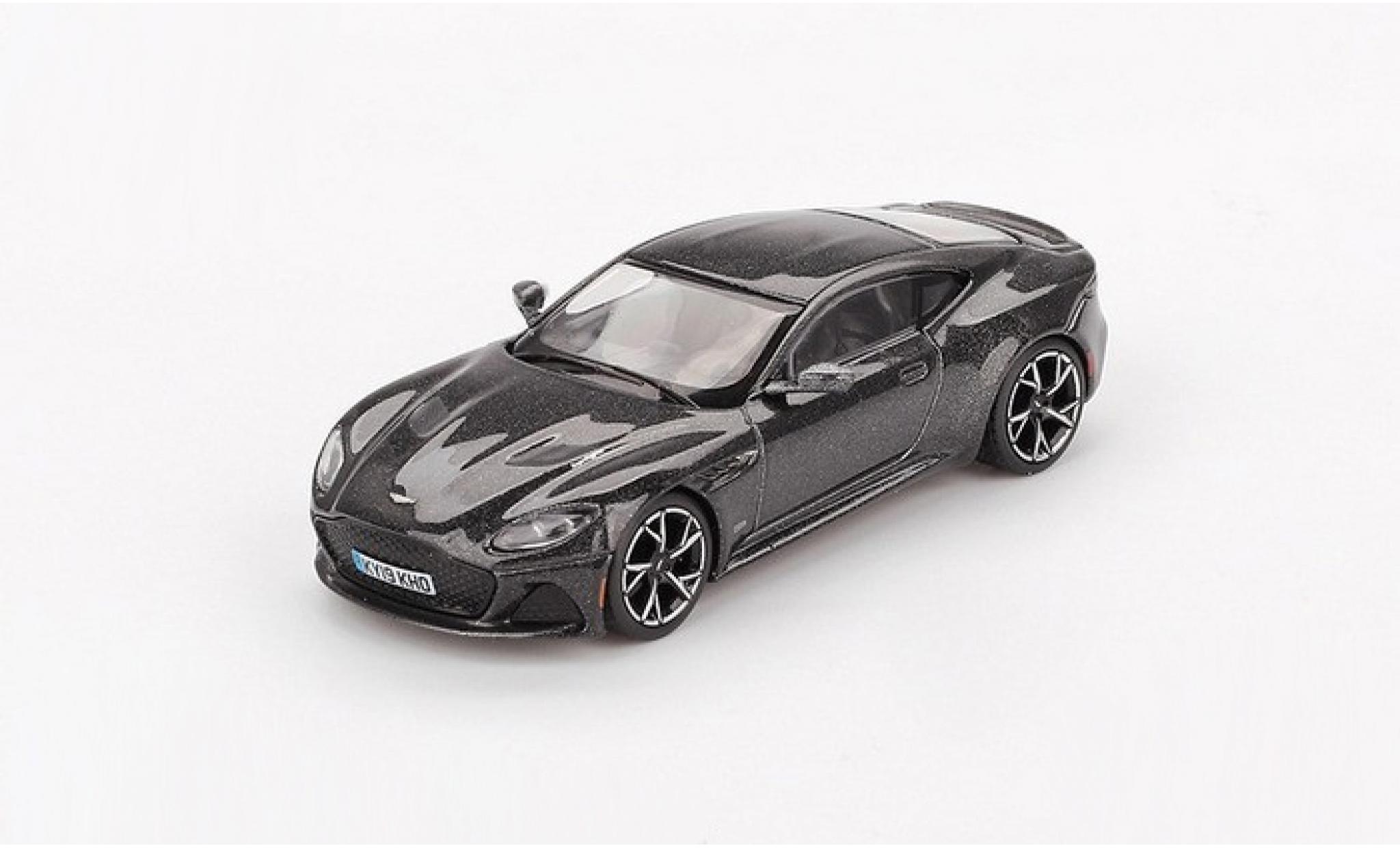 Aston Martin DBS 1/64 Mini GT 007 Edition grijs 2021 1:64 modelauto