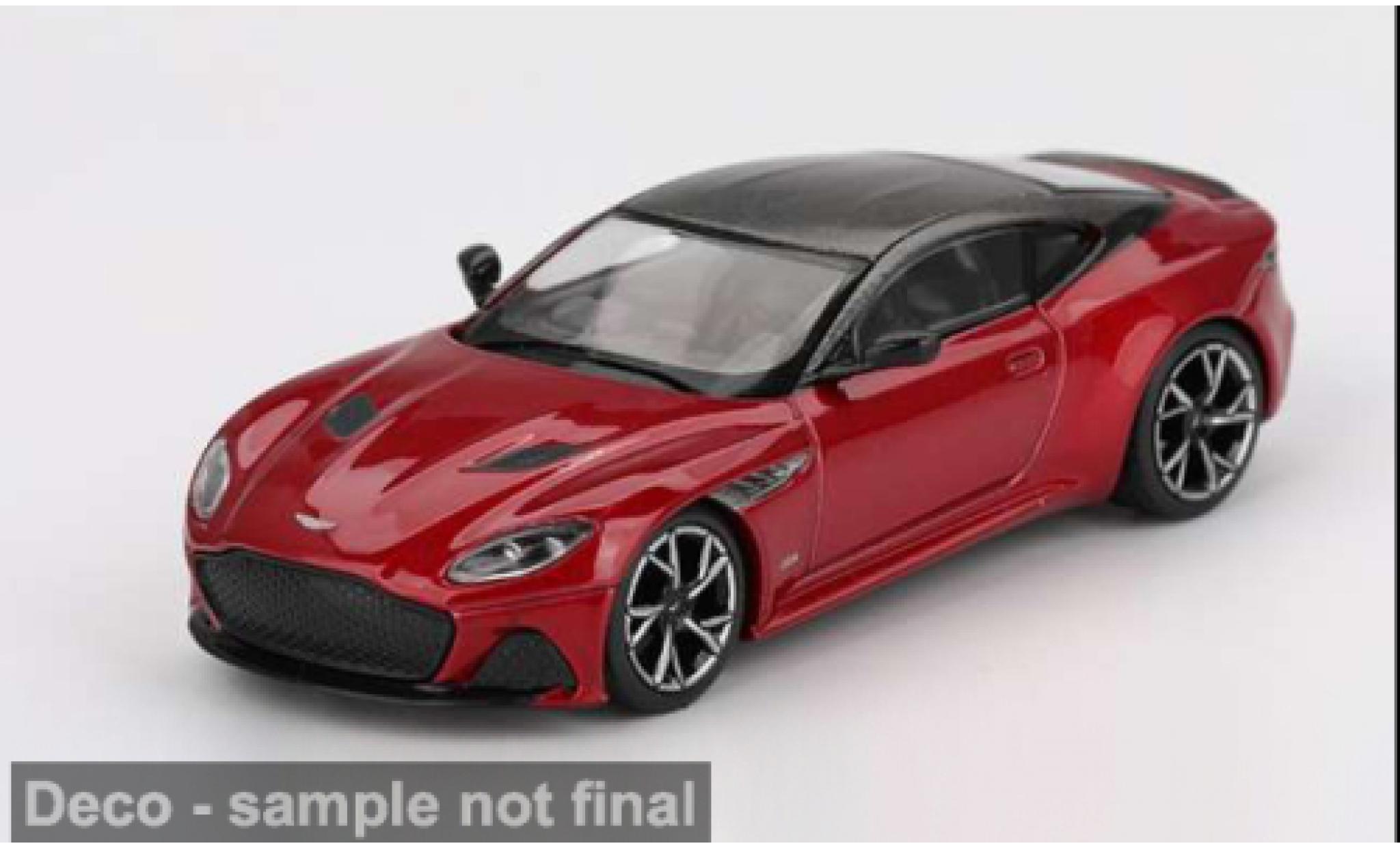 Aston Martin DBS 1/64 Mini GT rood 2023 1:64 modelauto