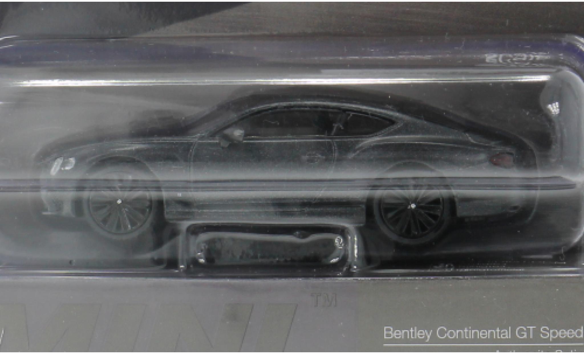 Bentley Continental 1/64 Mini GT GT Speed anthrazit 2022 1:64 modelauto