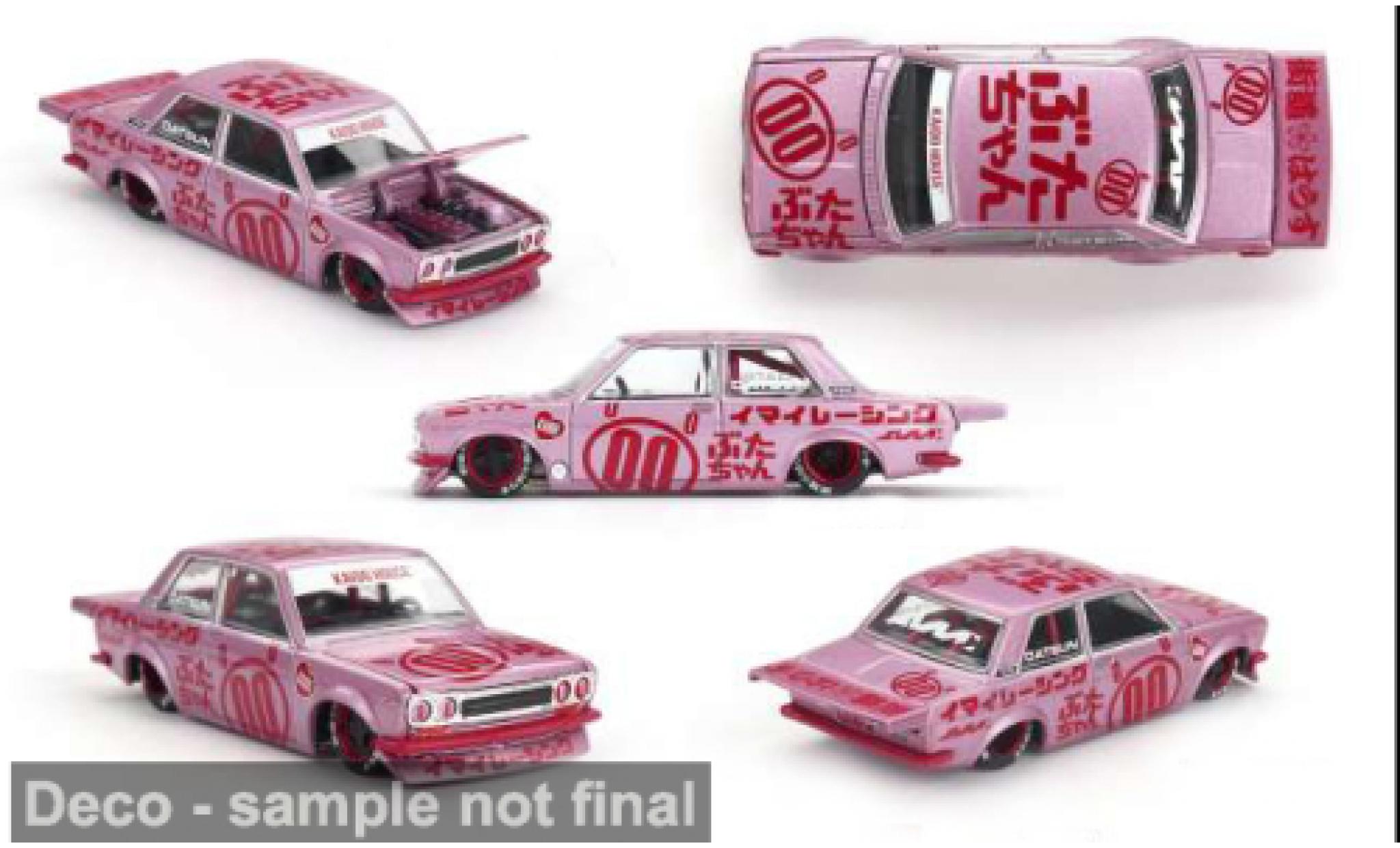 Datsun 510 1/64 Mini GT Pro Street Buta V1 pink 1:64 modelauto
