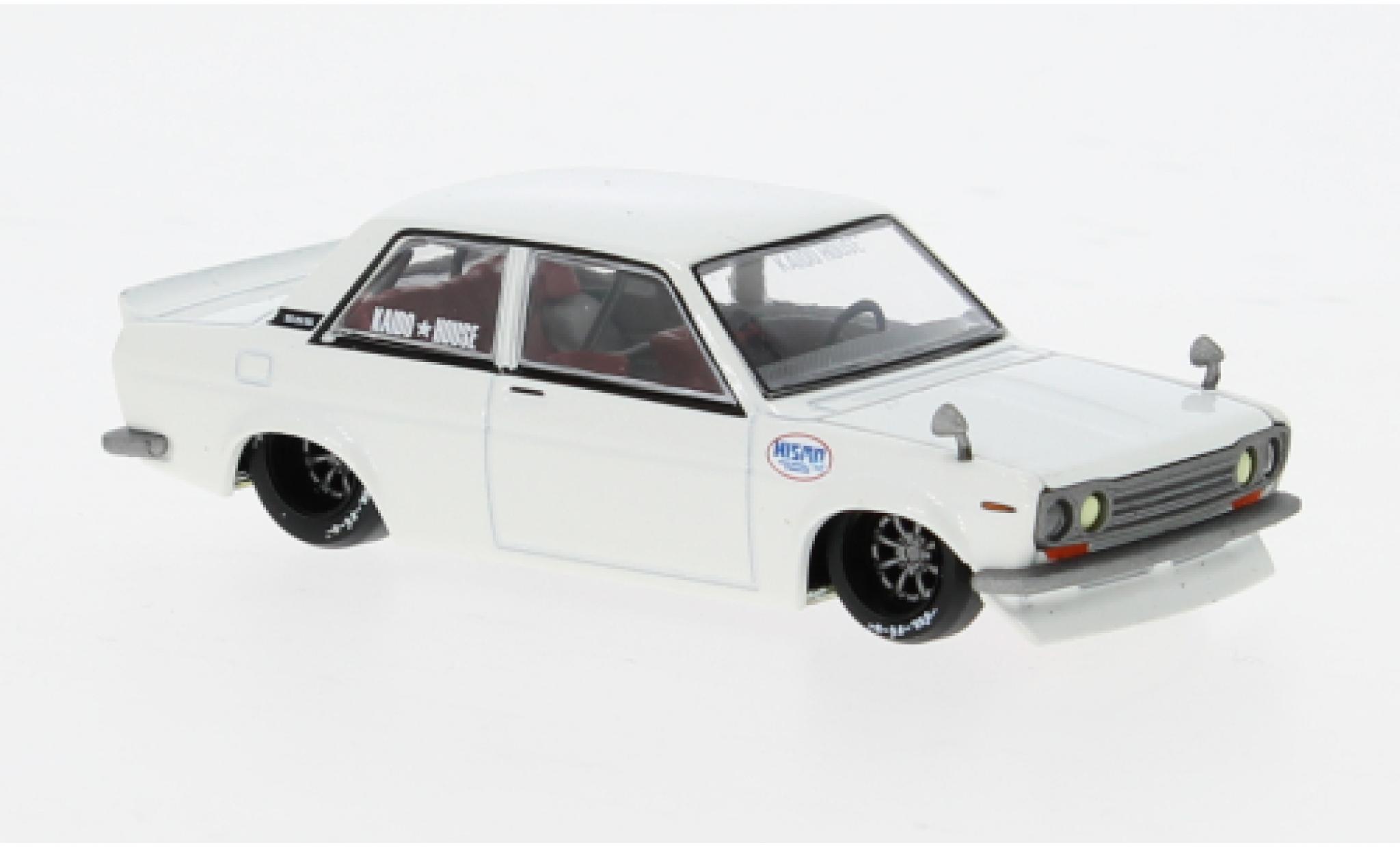 Datsun 510 1/64 Mini GT Street Nismo V2 wit 1:64 modelauto