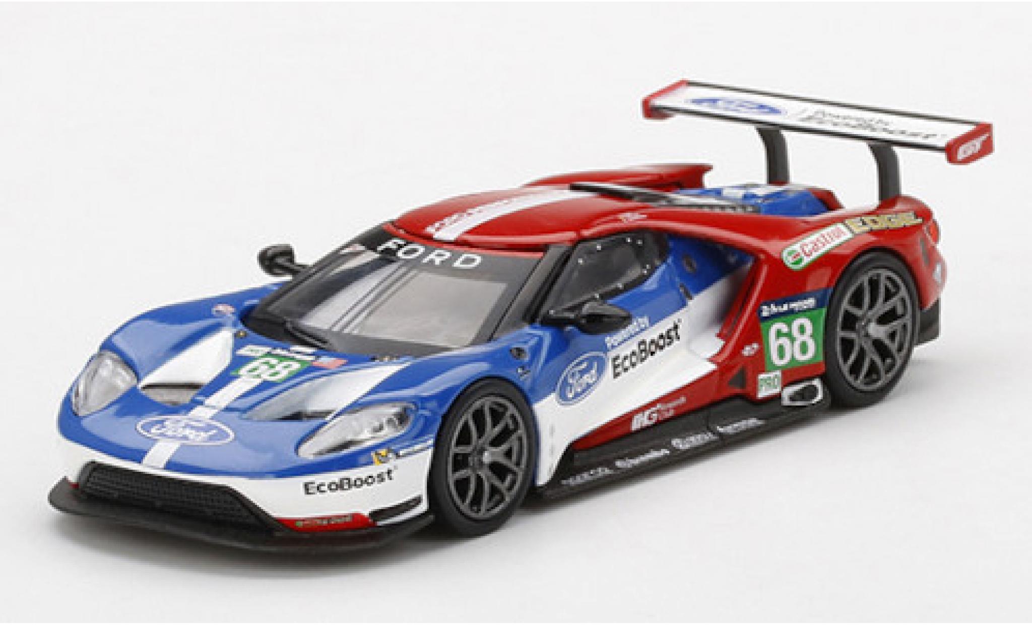 Ford GT 1/64 Mini GT No.68 Chip Ganassi Team USA 24h Le Mans 2016 J.Hand/D.M&uuml;ller/S.Bourdais modelauto