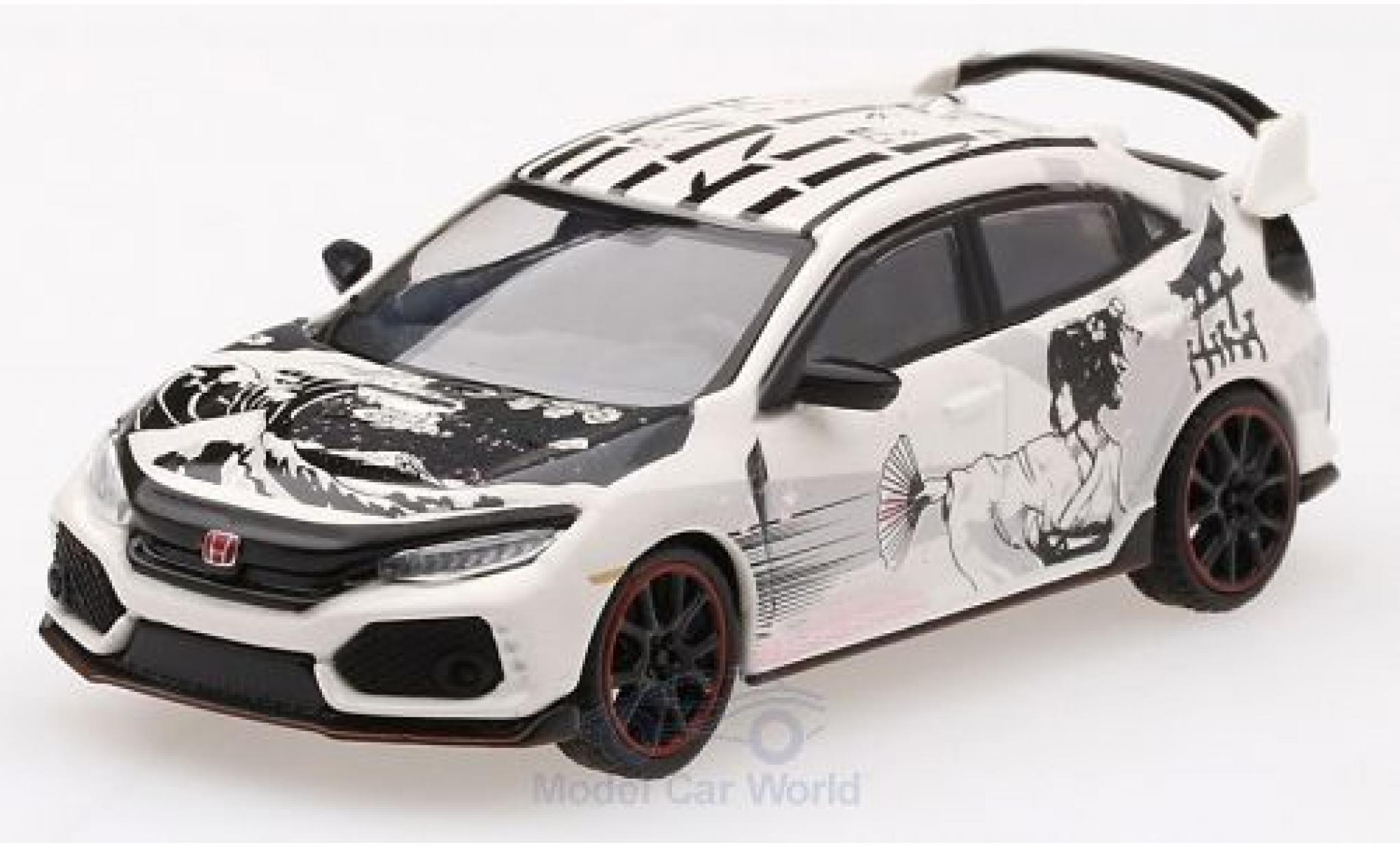 Honda Civic 1/64 Mini GT Type R (FK8) 2018 Art Car Manga modelauto