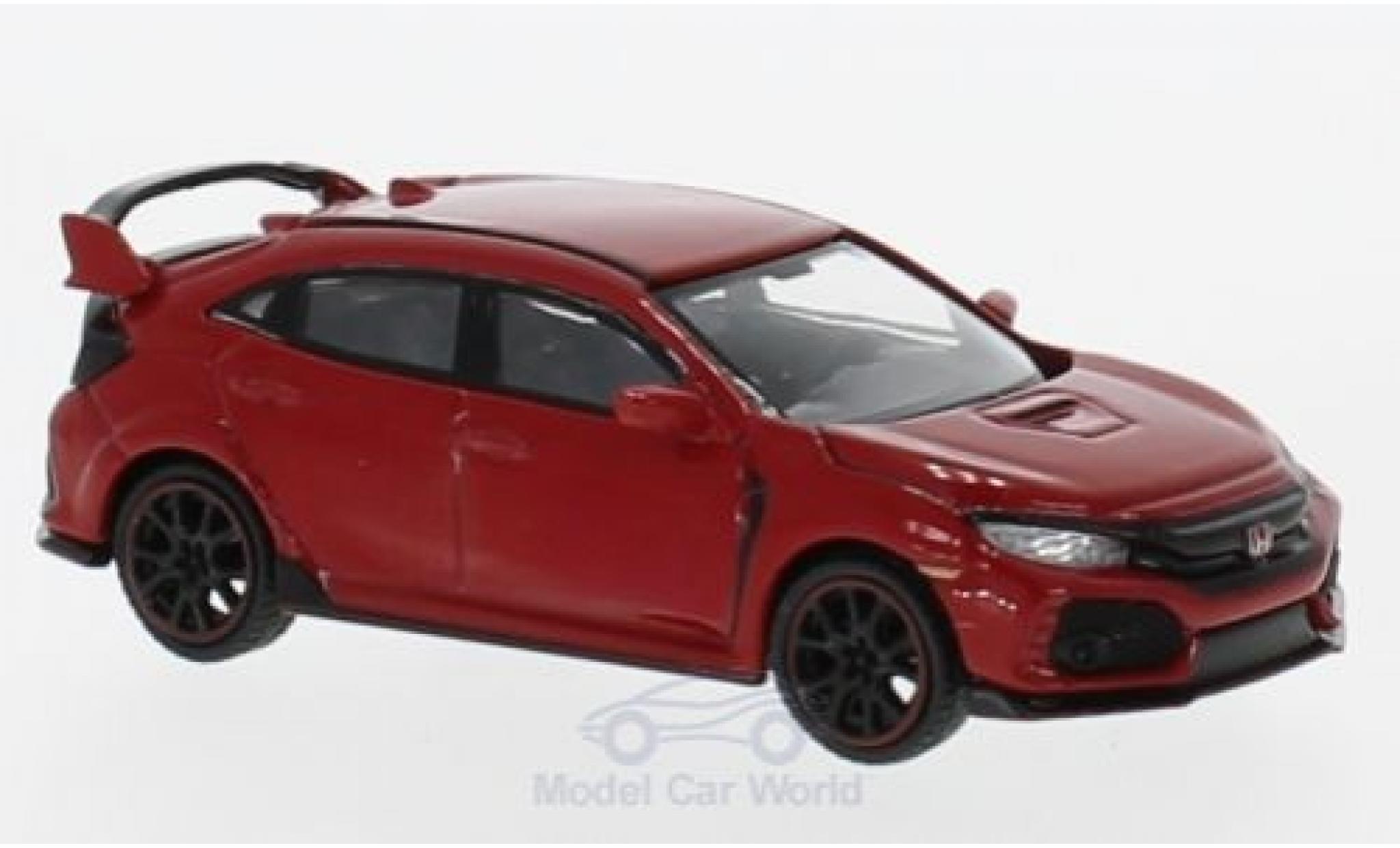 Honda Civic Type R 1/64 Mini GT Type R (FK8) rood modelauto