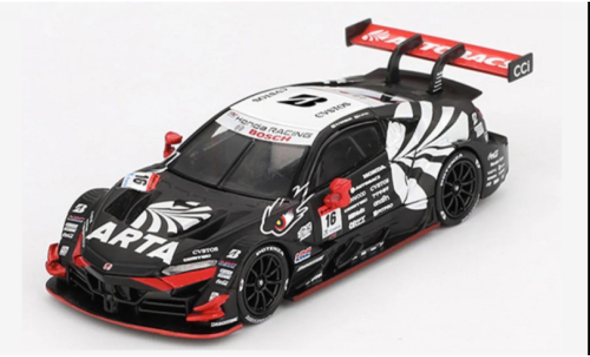Honda NSX 1/64 Mini GT -GT Type S GT500 Super GT Japan 2023 Racing #16 1:64 modelauto