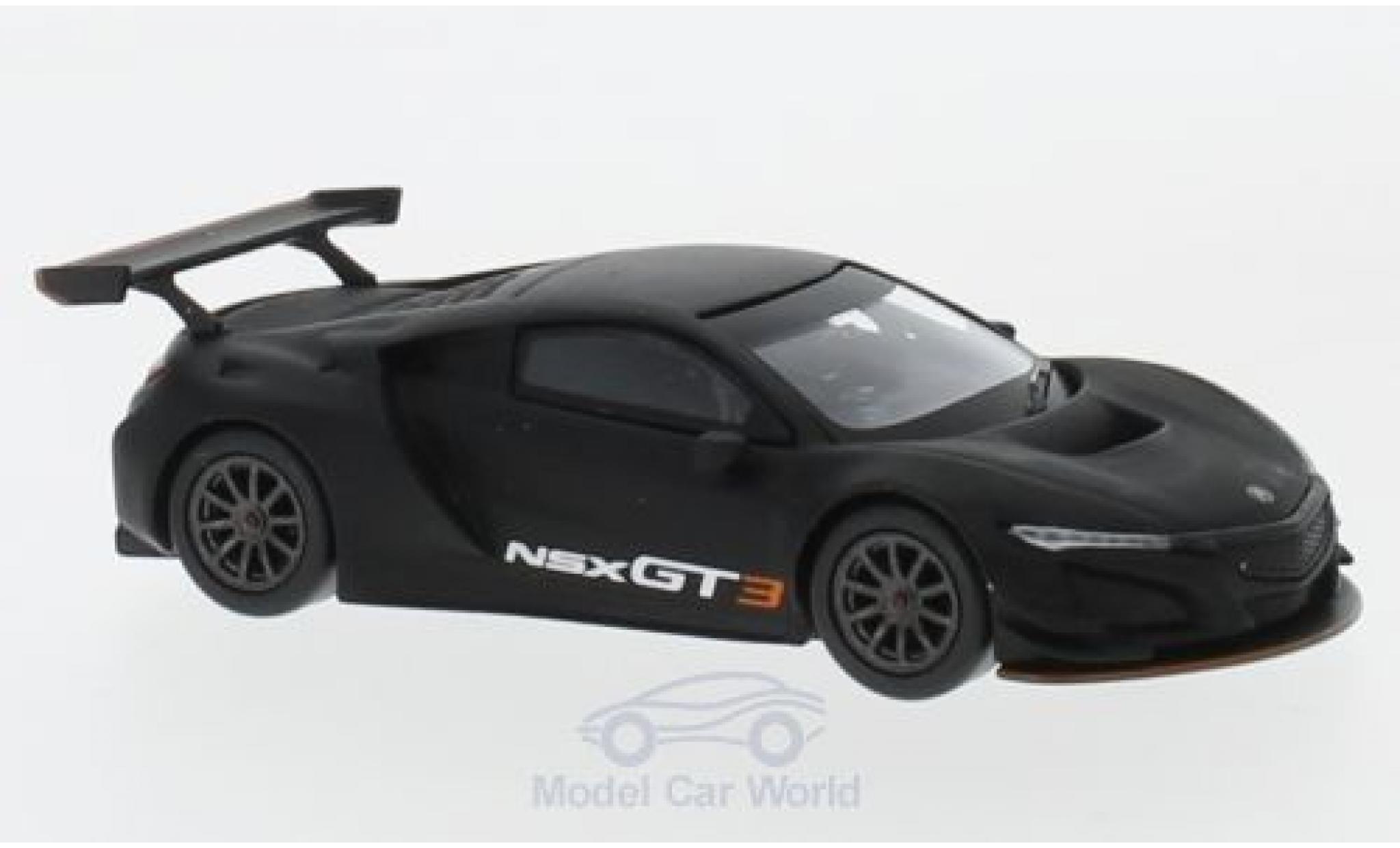 Honda NSX 1/64 Mini GT GT3 matt-zwart 2017 Los Angeles Auto Show modelauto