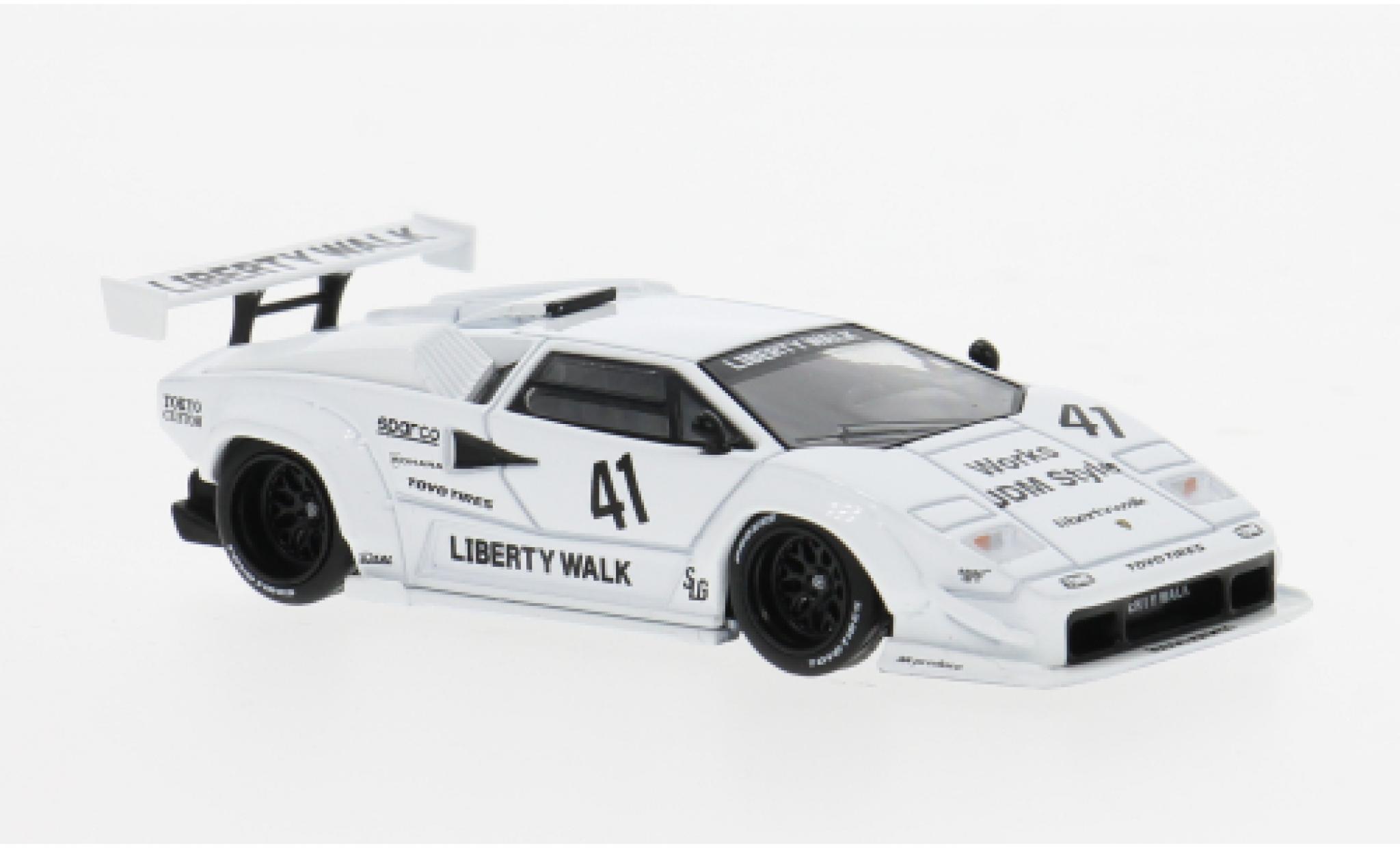 Lamborghini Countach 1/64 Mini GT LB-Works wit 2024 1:64 modelauto
