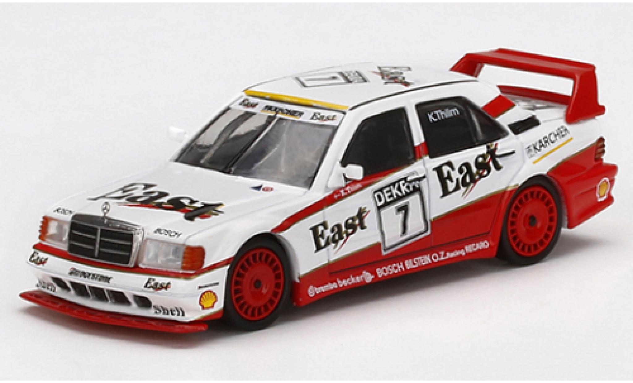 Mercedes 190 1/64 Mini GT E 2.5-16 Evolution II No.7 East DTM 1991 K.Thiim modelauto