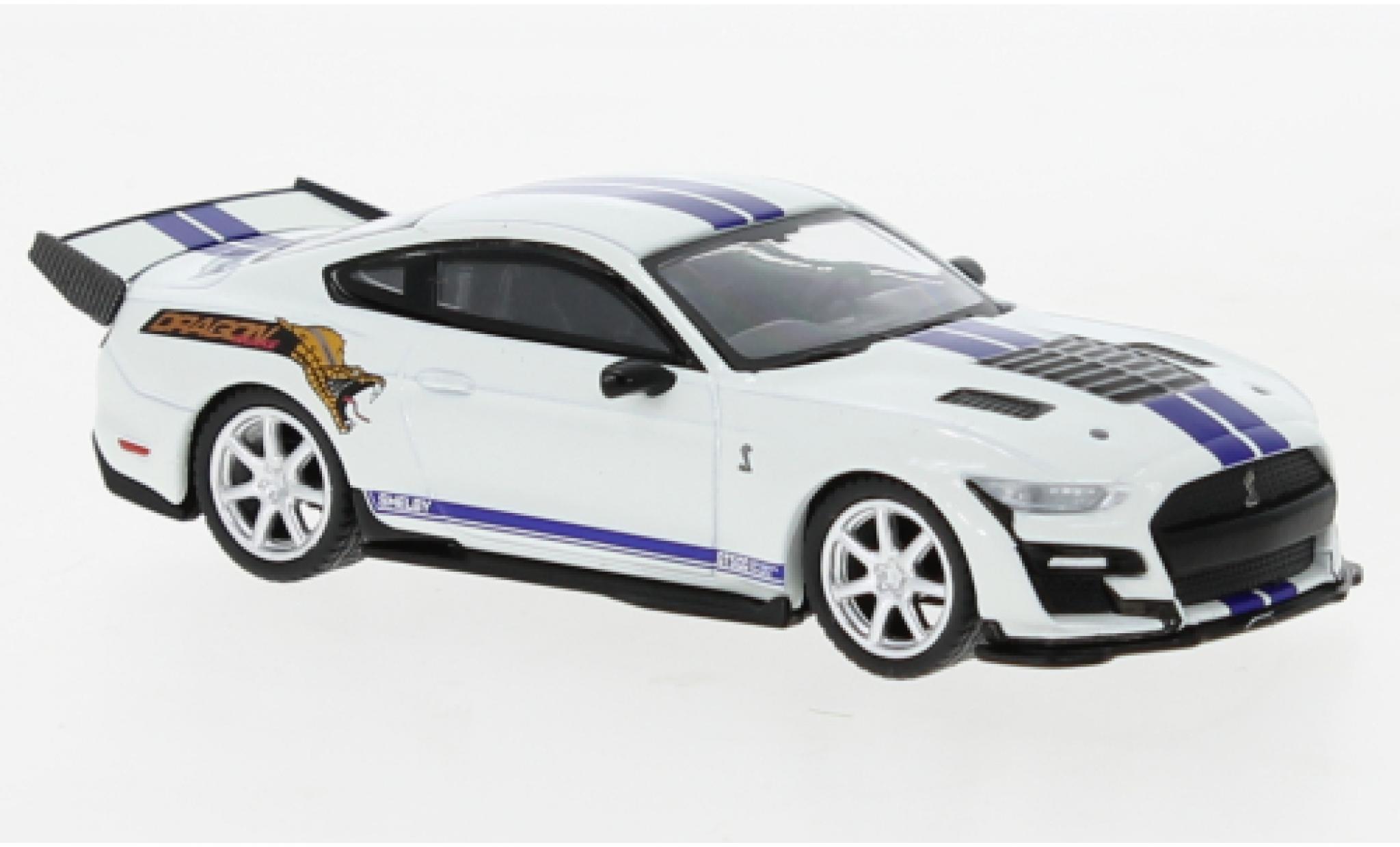 Ford Mustang 1/64 Mini GT GT500 Dragonsnake wit/Dekor modelauto