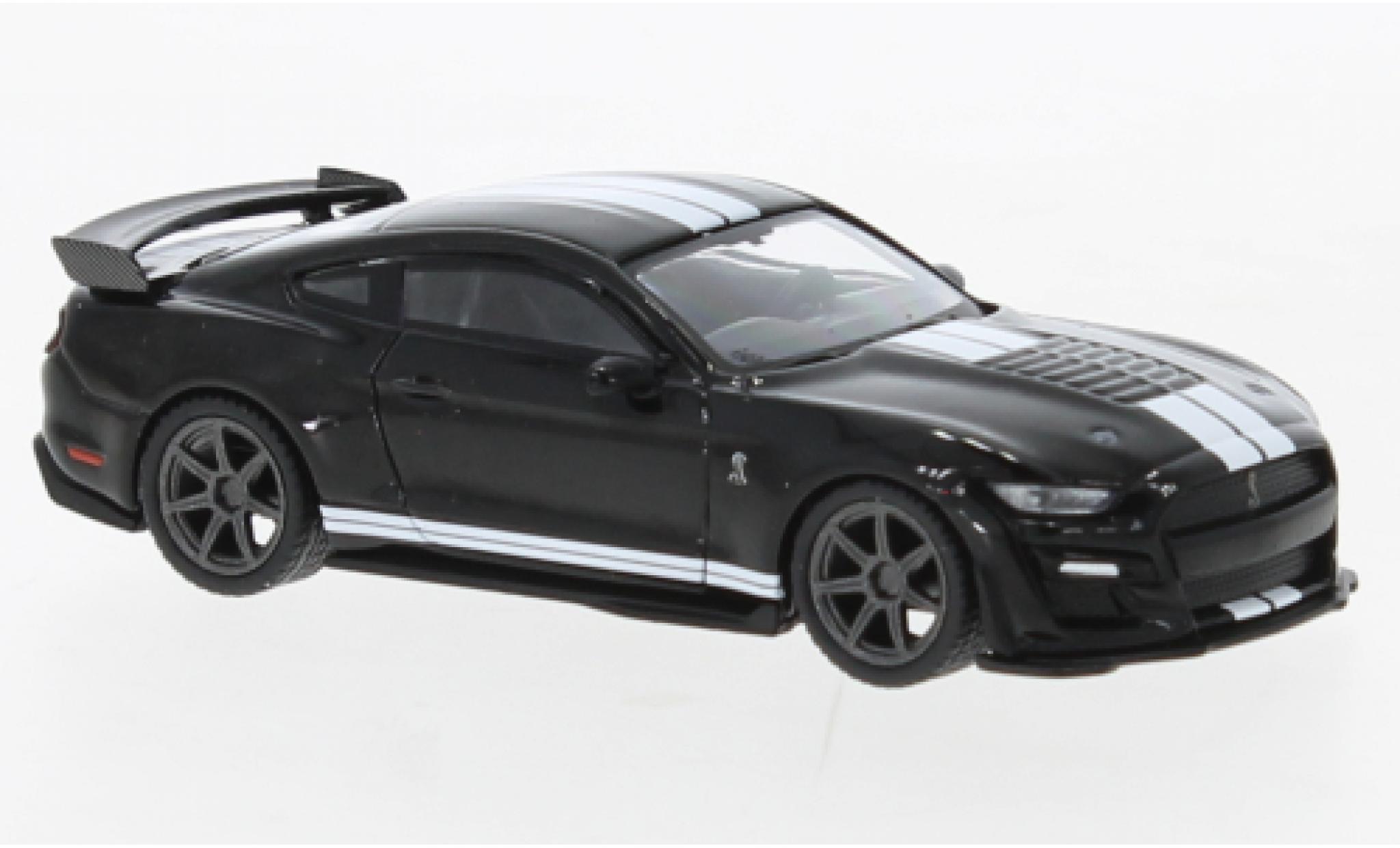 Shelby GT 500 1/64 Mini GT Ford Mustang zwart modelauto