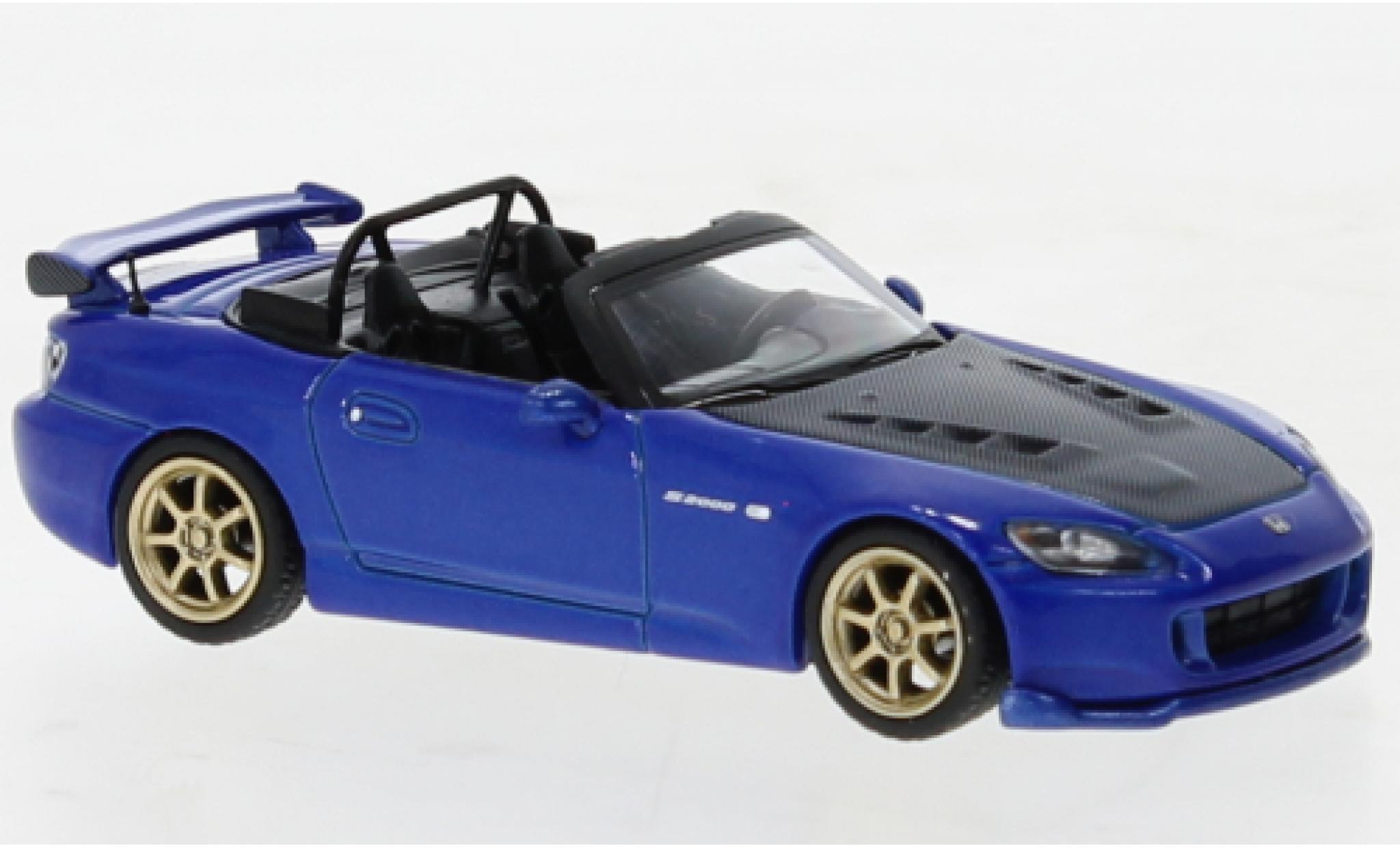 Honda S2000 1/64 Mini GT (AP2) Mugen metallic blauw modelauto