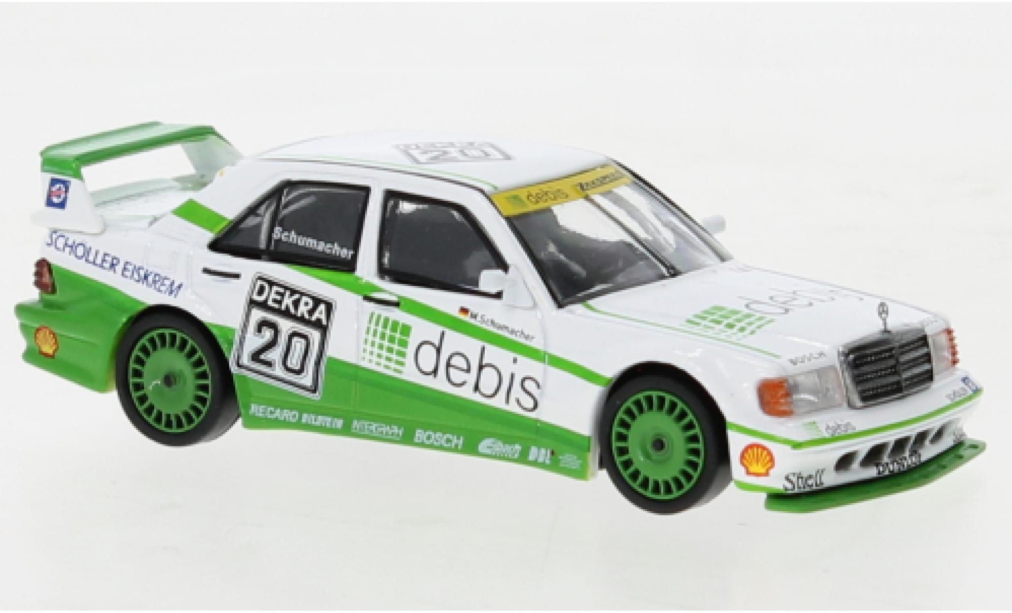 Mercedes 190 1/64 Mini GT E 2.5-16 Evo 2 (W201) No.20 Debis DTM 1991 modelauto