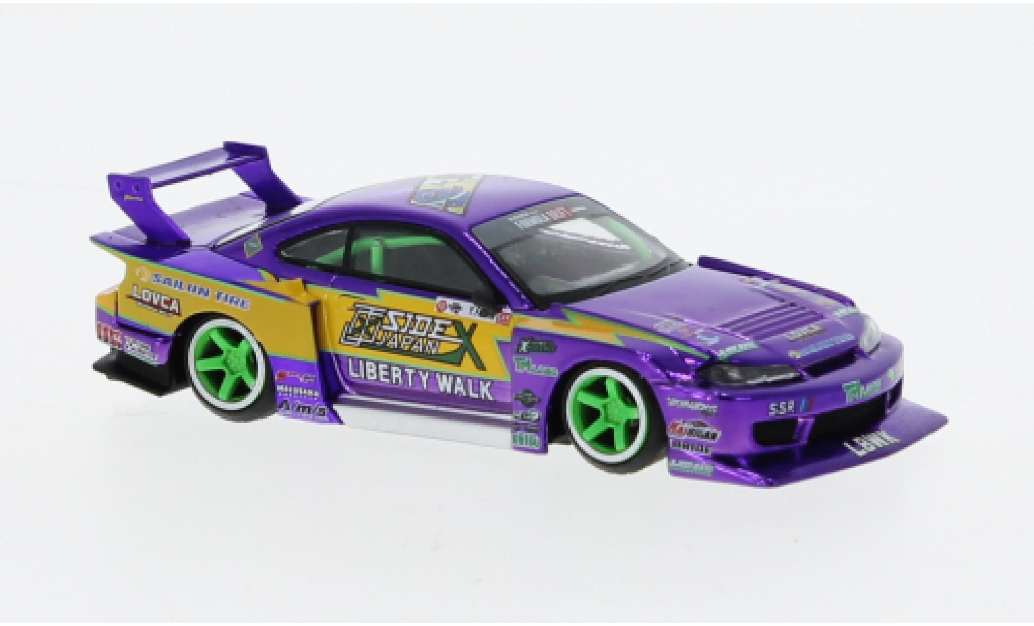 Nissan Silvia 1/64 Mini GT S15 LB-Super Silhouette RHD Formula Drift 2022 modelauto