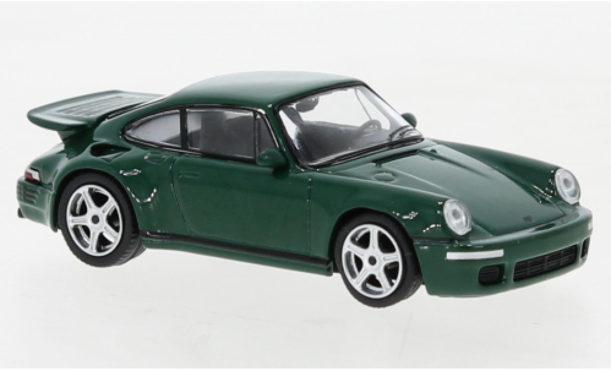 Ruf CTR 1/64 Mini GT Porsche RUF Anniversaire groen fonc&eacute; modelauto