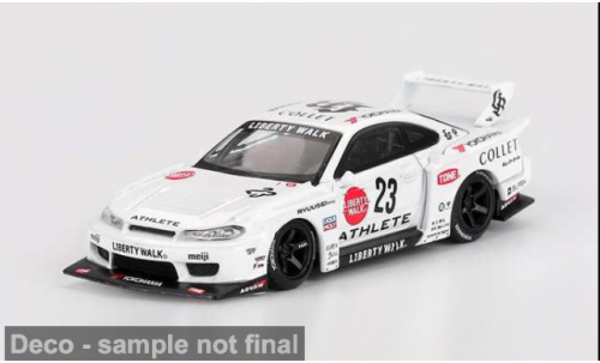 Nissan Silvia 1/64 Mini GT S15 LB-Super Silhouette Athlete wit 2024 1:64 modelauto