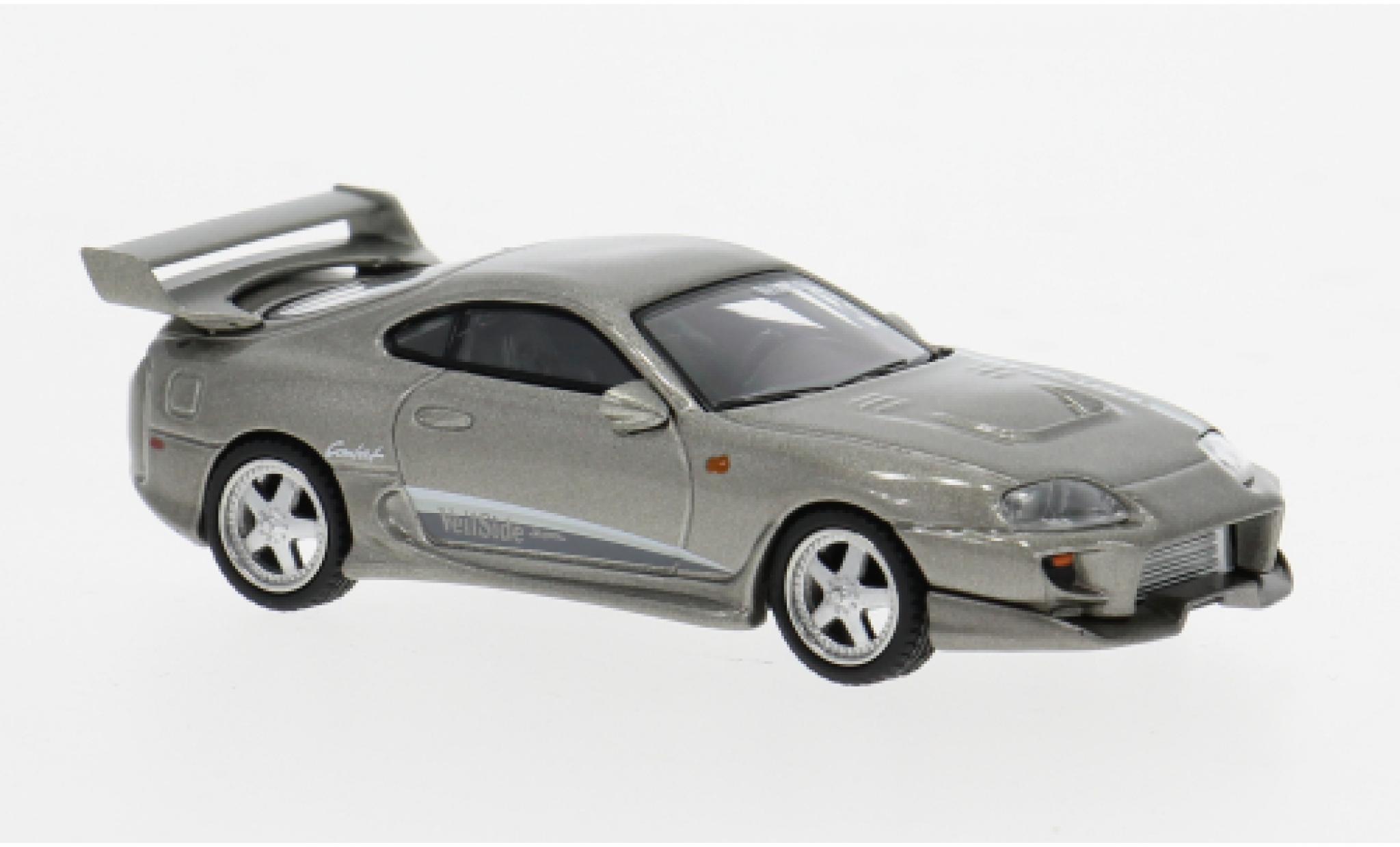 Toyota Supra 1/64 Mini GT VeilSide Combat V-II grijs 1:64 modelauto