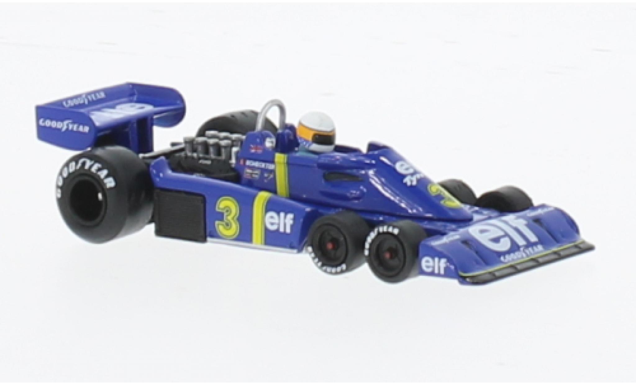 Tyrrell P34 1/64 Mini GT No.3 Formel 1 GP Schweden 1976 1:64 modelauto