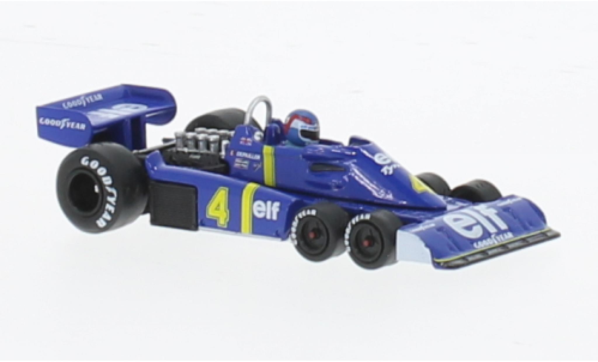 Tyrrell P34 1/64 Mini GT No.4 Formel 1 GP Schweden 1976 1:64 modelauto