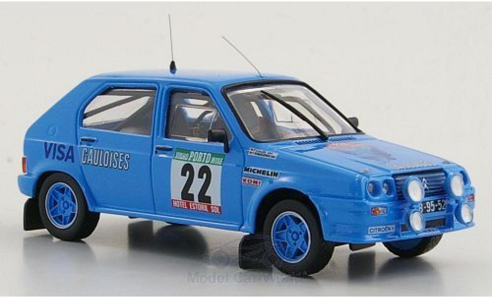 Citroen Visa 1/43 Mini Partes Chrono Gr.B No.22 Rallye Portugal 1983 /P.Almeida modelauto