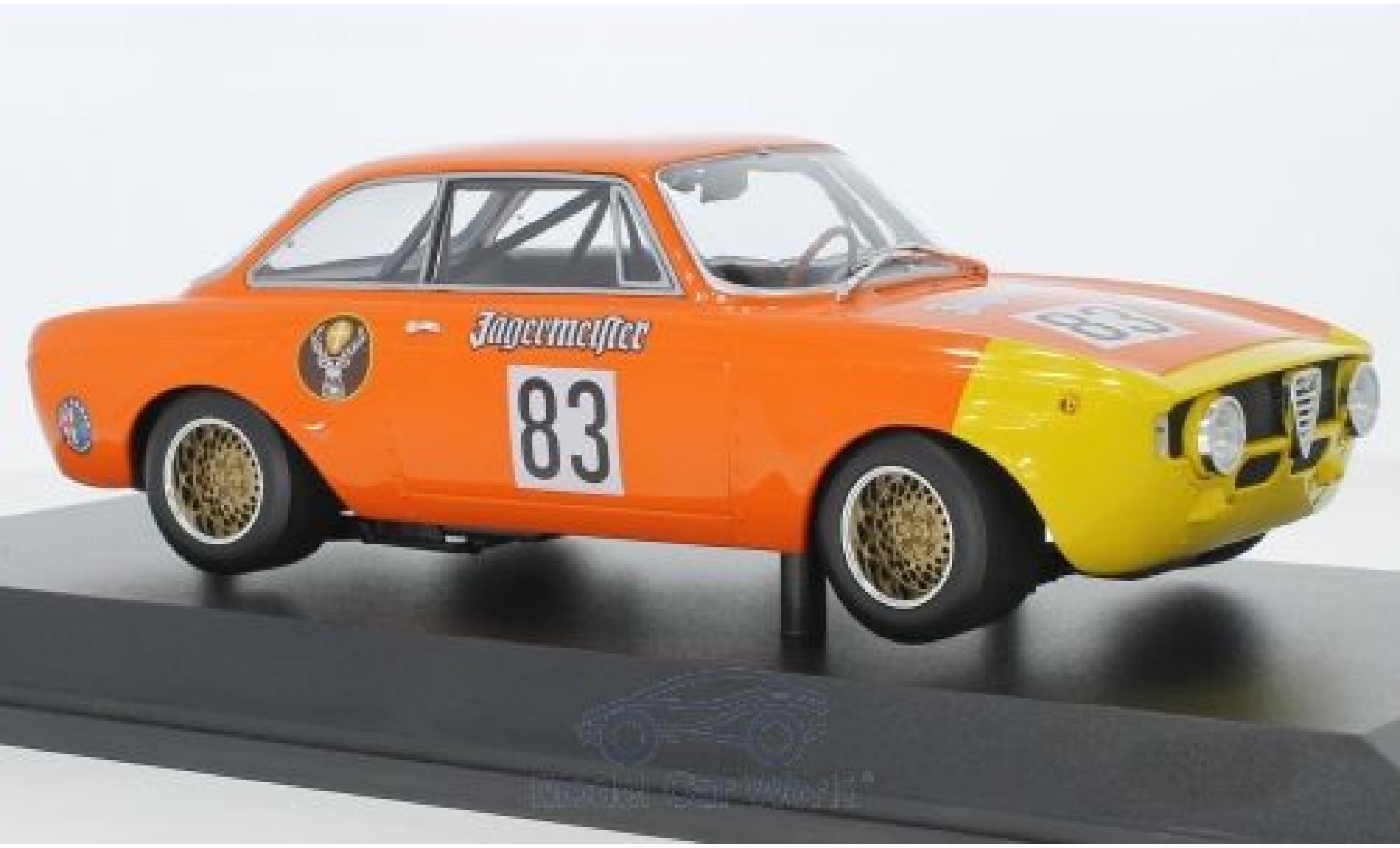 Alfa Romeo GT 1/18 Minichamps A 1300 Junior No.83 J&auml;germeister DRM 1972 R.Maschke modelauto
