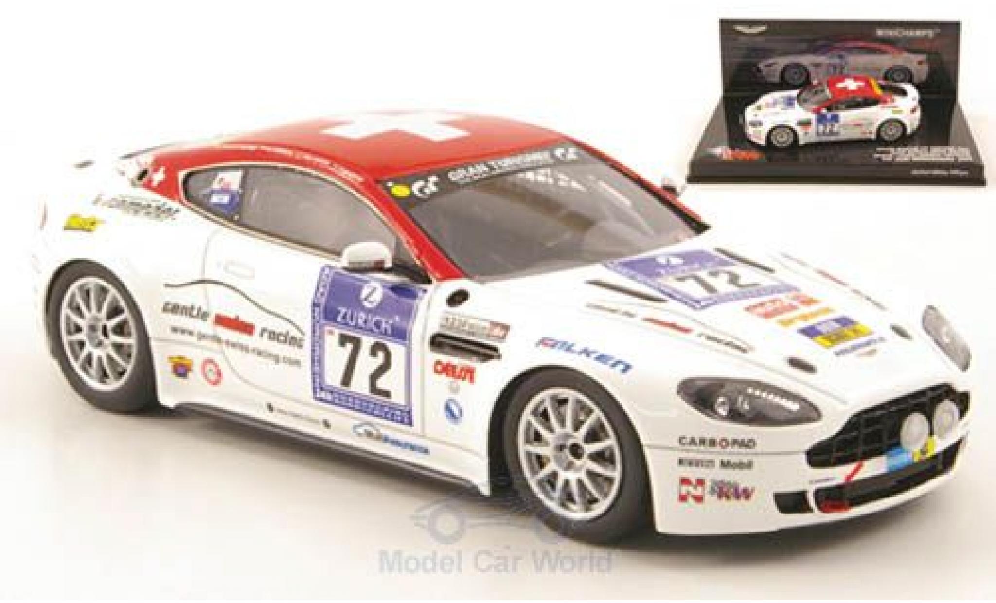 Aston Martin Vantage 1/43 Minichamps V8 No.72 24h N&uuml;rburgring 2009 modelauto