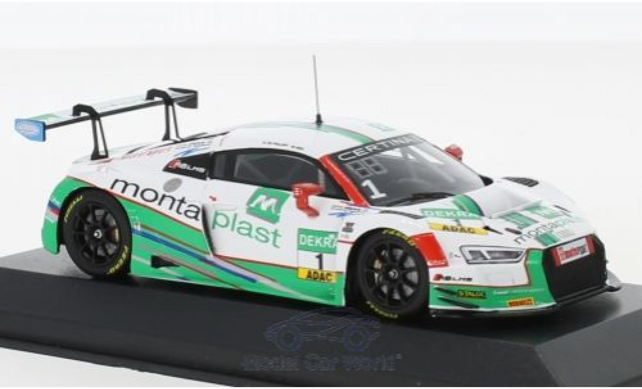 Audi R8 1/43 Minichamps LMS No.1 Montaplast by Land-Motorsport ADAC GT Masters 2017 C.de Phillippi/C.Mies modelauto