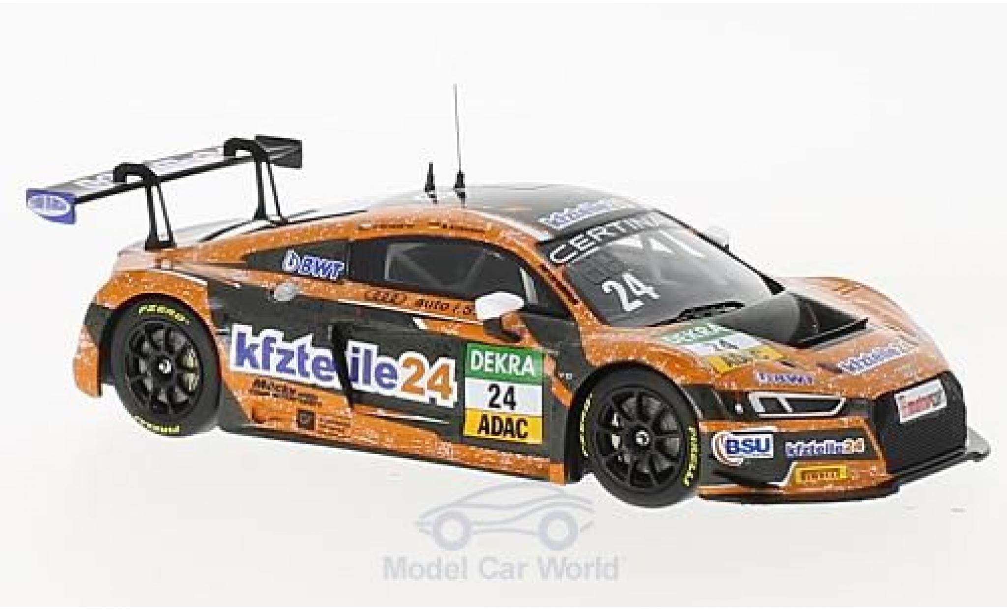 Audi R8 1/43 Minichamps LMS No.24 BWT M&uuml;cke Motorsport Kfzteile24 ADAC GT Masters 2017 F.Salaquarda/M.Winkelhock modelauto