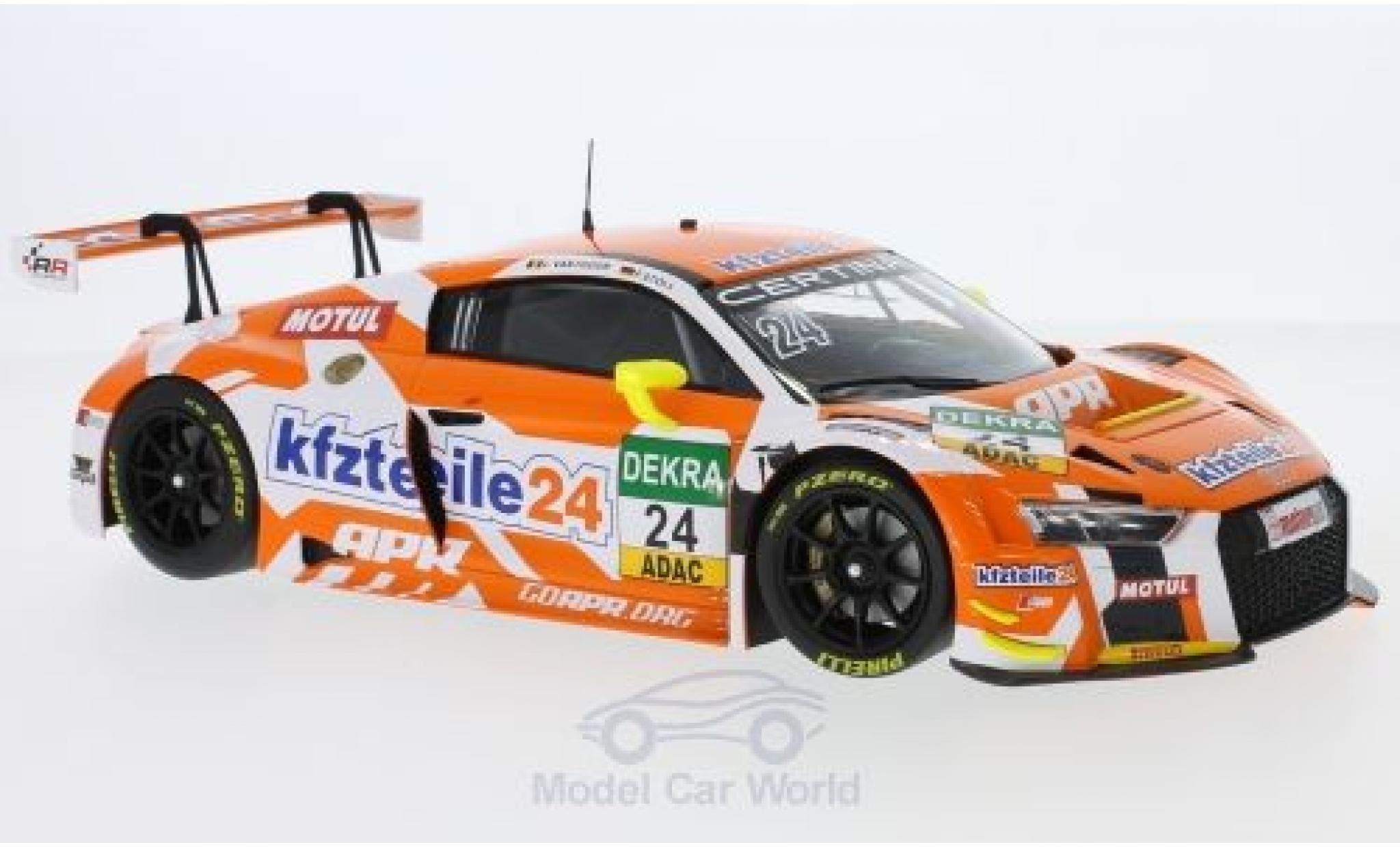 Audi R8 1/18 Minichamps LMS No.24 KFZTeile 24 / APR Motorsport ADAC GT Masters 2016 L.Vanthoor/F.Stoll modelauto