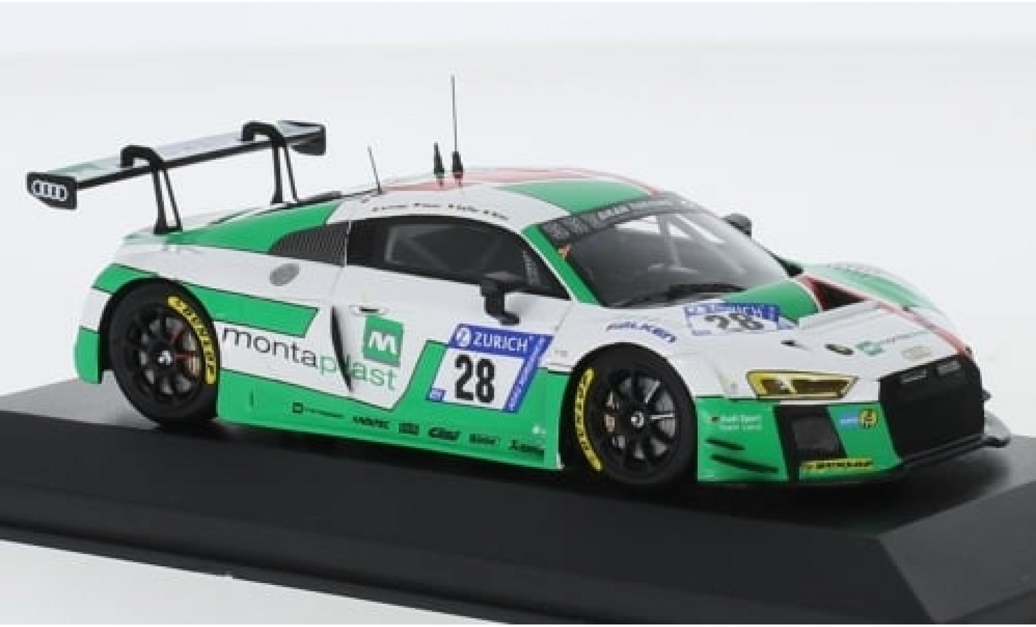 Audi R8 1/43 Minichamps LMS No.28 Sport Team Land 24h N&uuml;rburgring 2017 1:43 modelauto