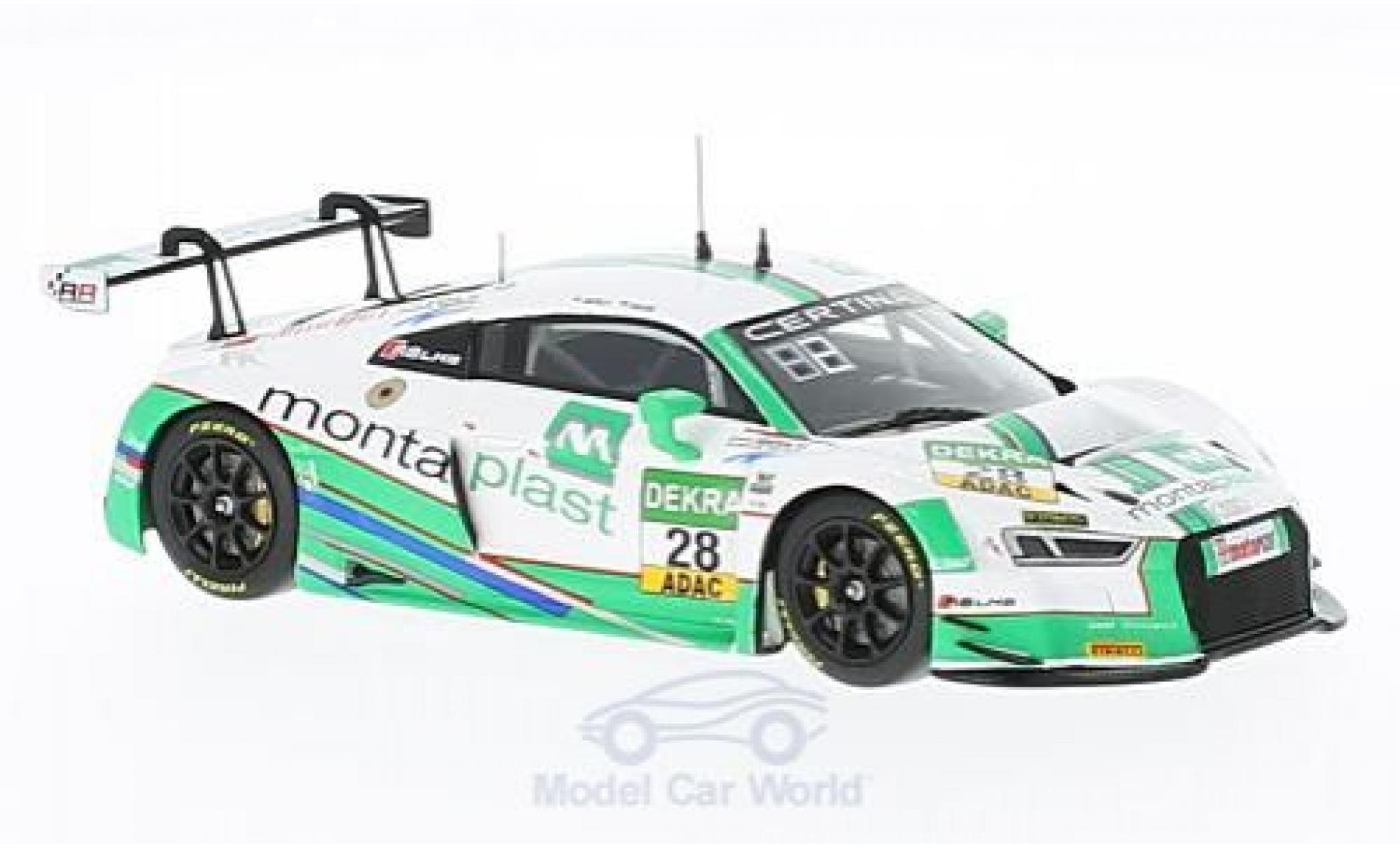 Audi R8 1/43 Minichamps LMS No.28 Montaplast by Land-Motorsport ADAC GT Masters 2016 C.Haase/S.Ortelli modelauto