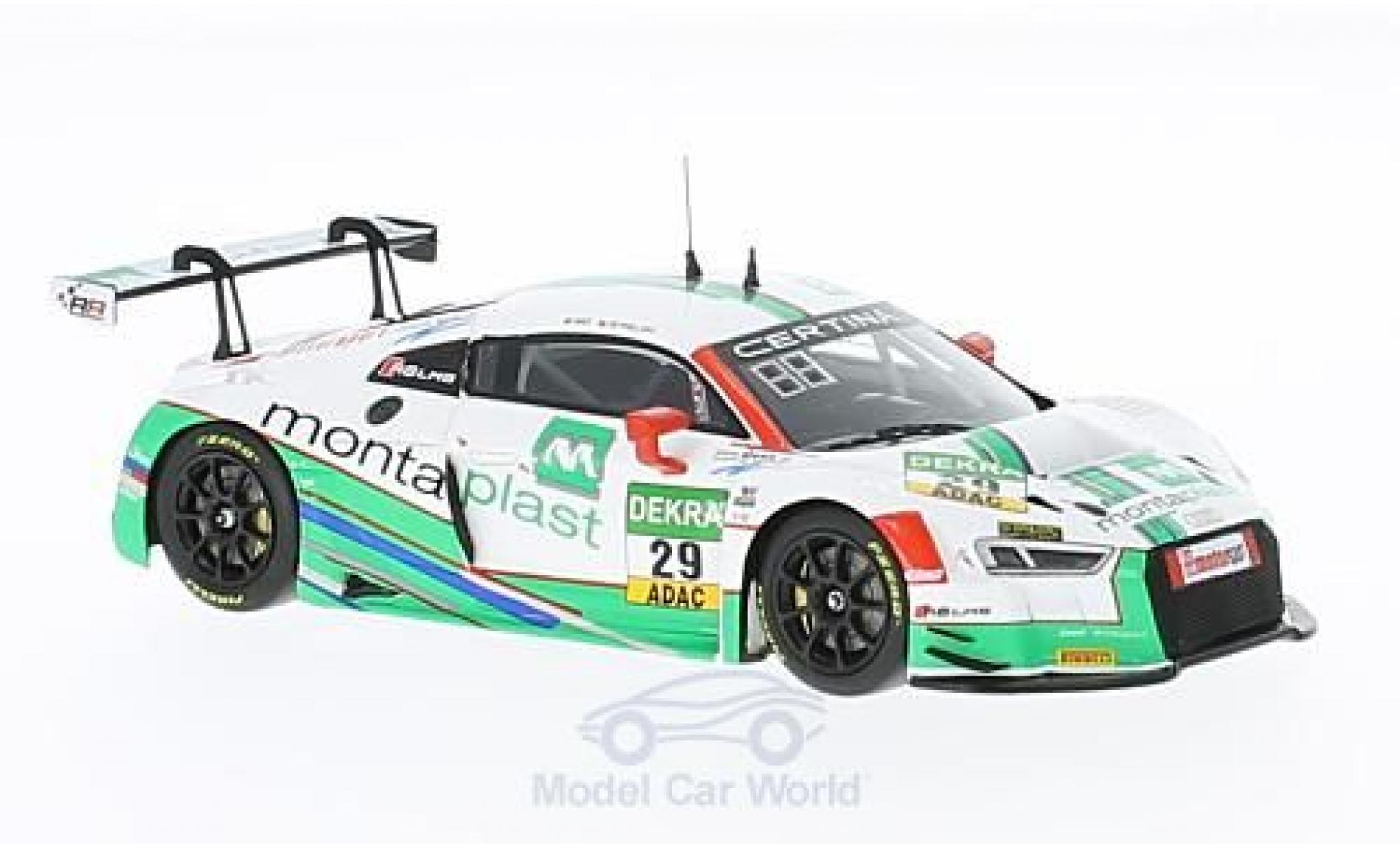 Audi R8 1/43 Minichamps LMS No.29 Montaplast by Land-Motorsport ADAC GT Masters 2016 C.de Phillippi/C.Mies modelauto