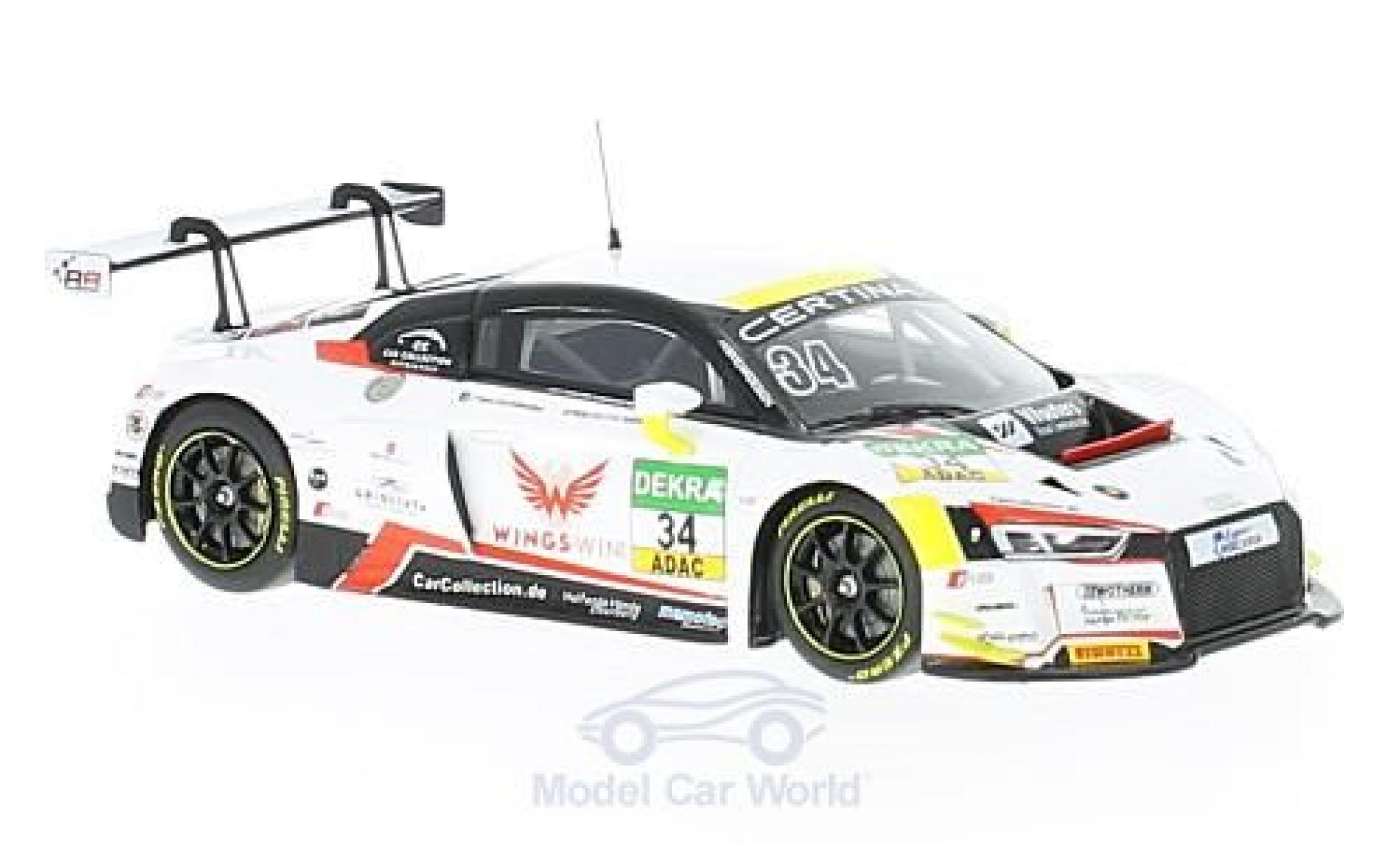 Audi R8 1/43 Minichamps LMS No.34 Car Collektion Motorsport ADAC GT Masters 2016 J.M.Lopez/K.van der Linde modelauto