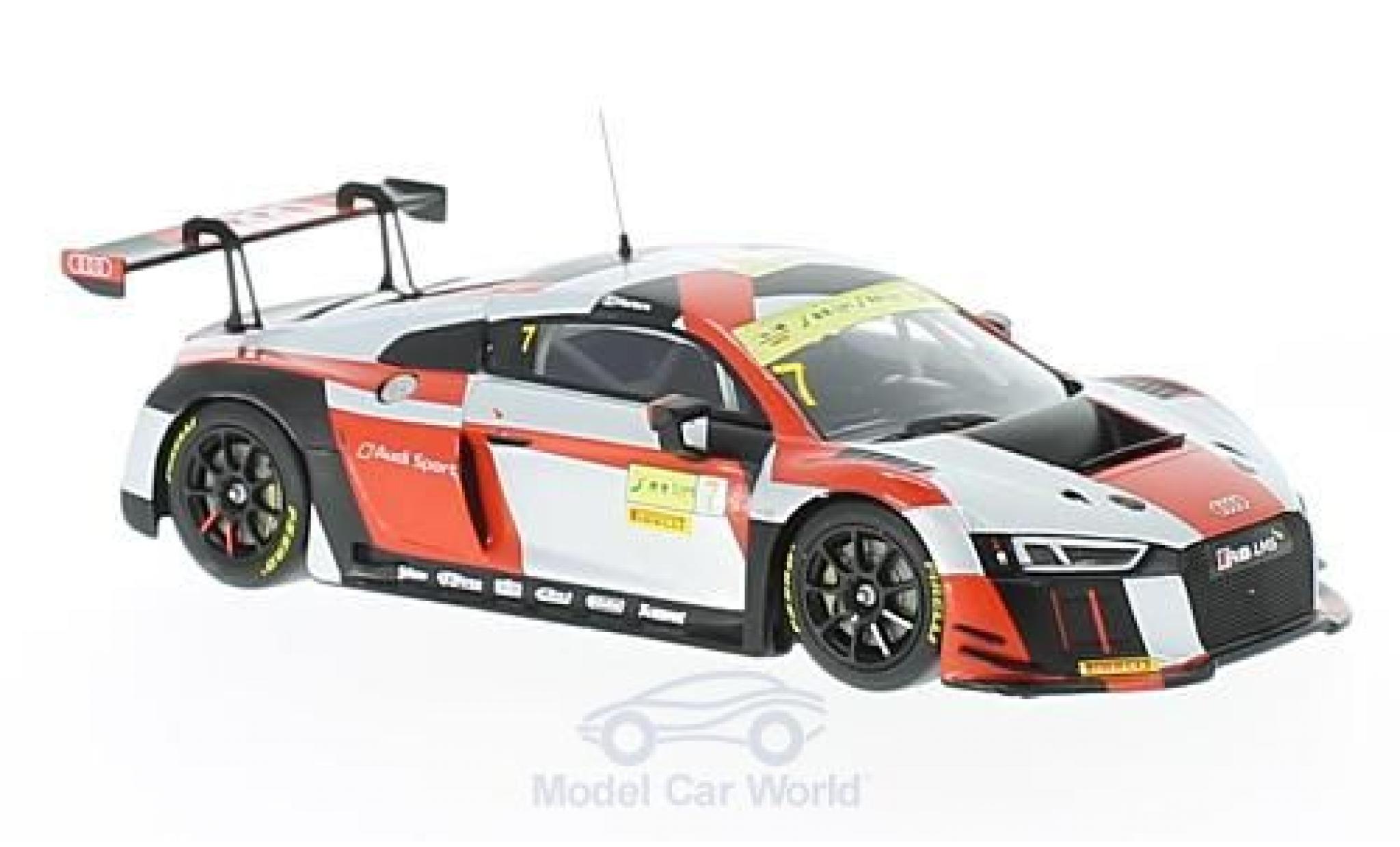 Audi R8 1/43 Minichamps LMS No.7 Sport Team WRT Fia GT World Cup Macau 2016 E.Mortara modelauto