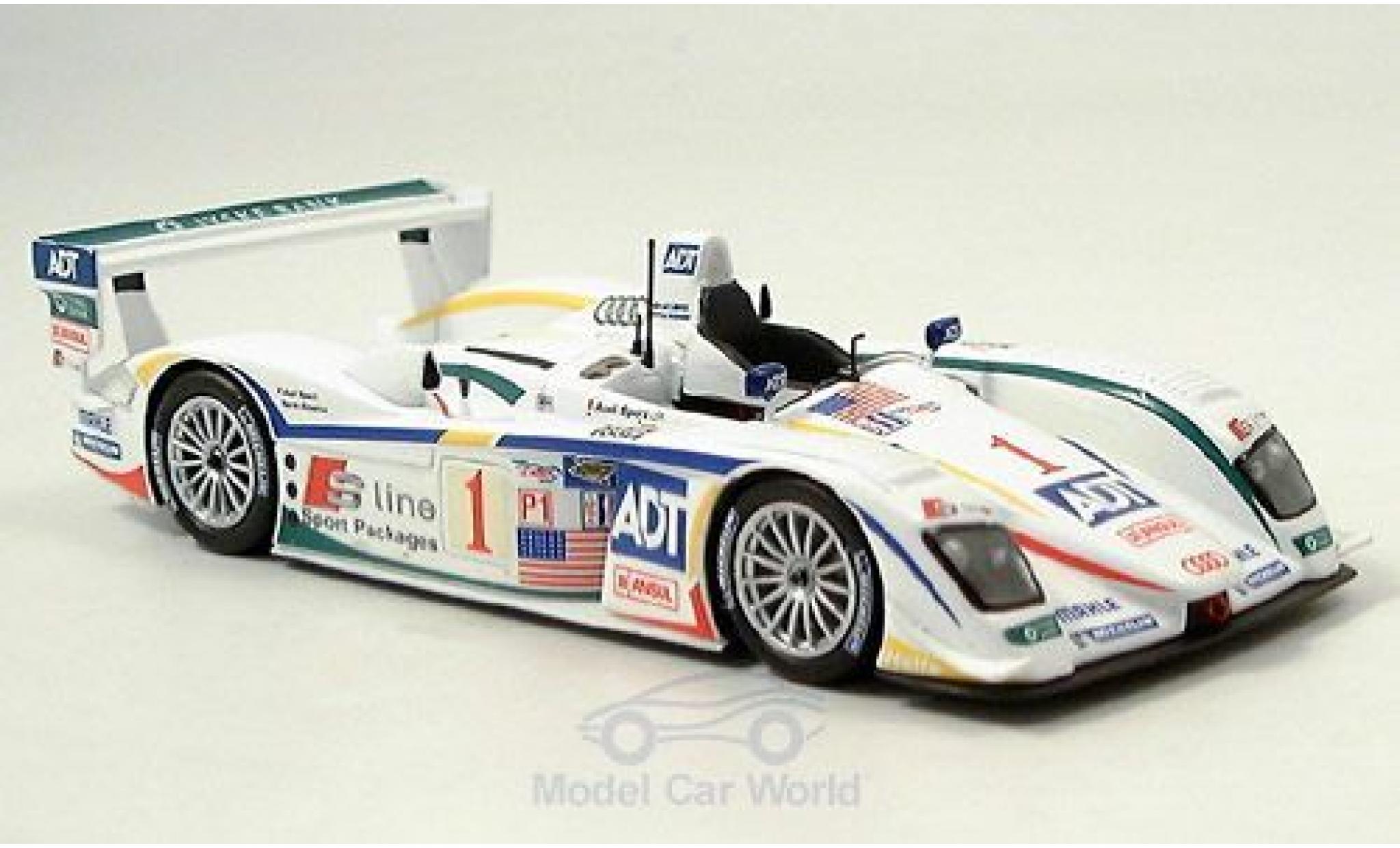Audi R8 1/43 Minichamps No.1 Road Atlanta 2005 J.J.Lehto/M.Werner modelauto