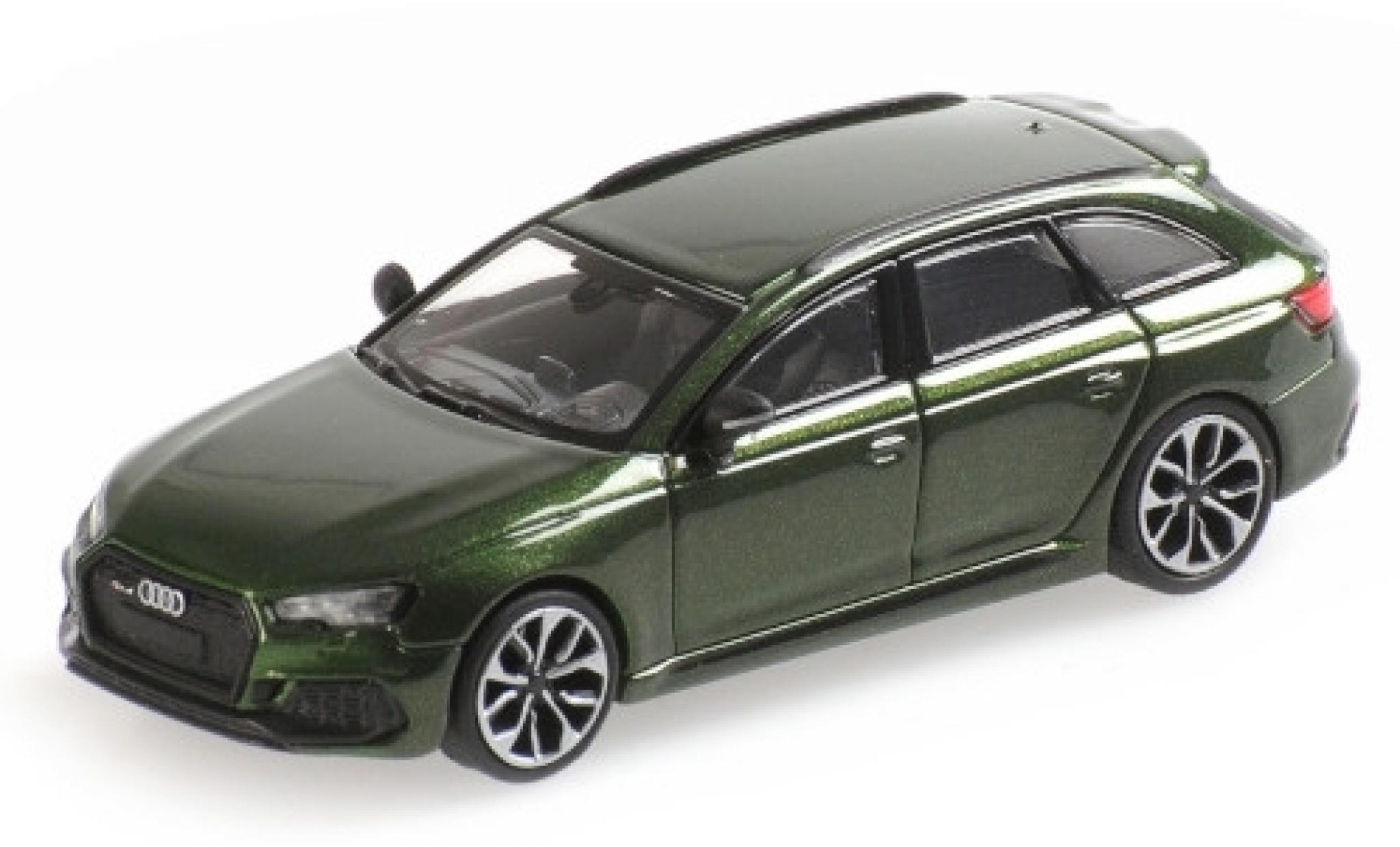Audi RS4 1/87 Minichamps Avant (B9) metallic groen 2018 modelauto