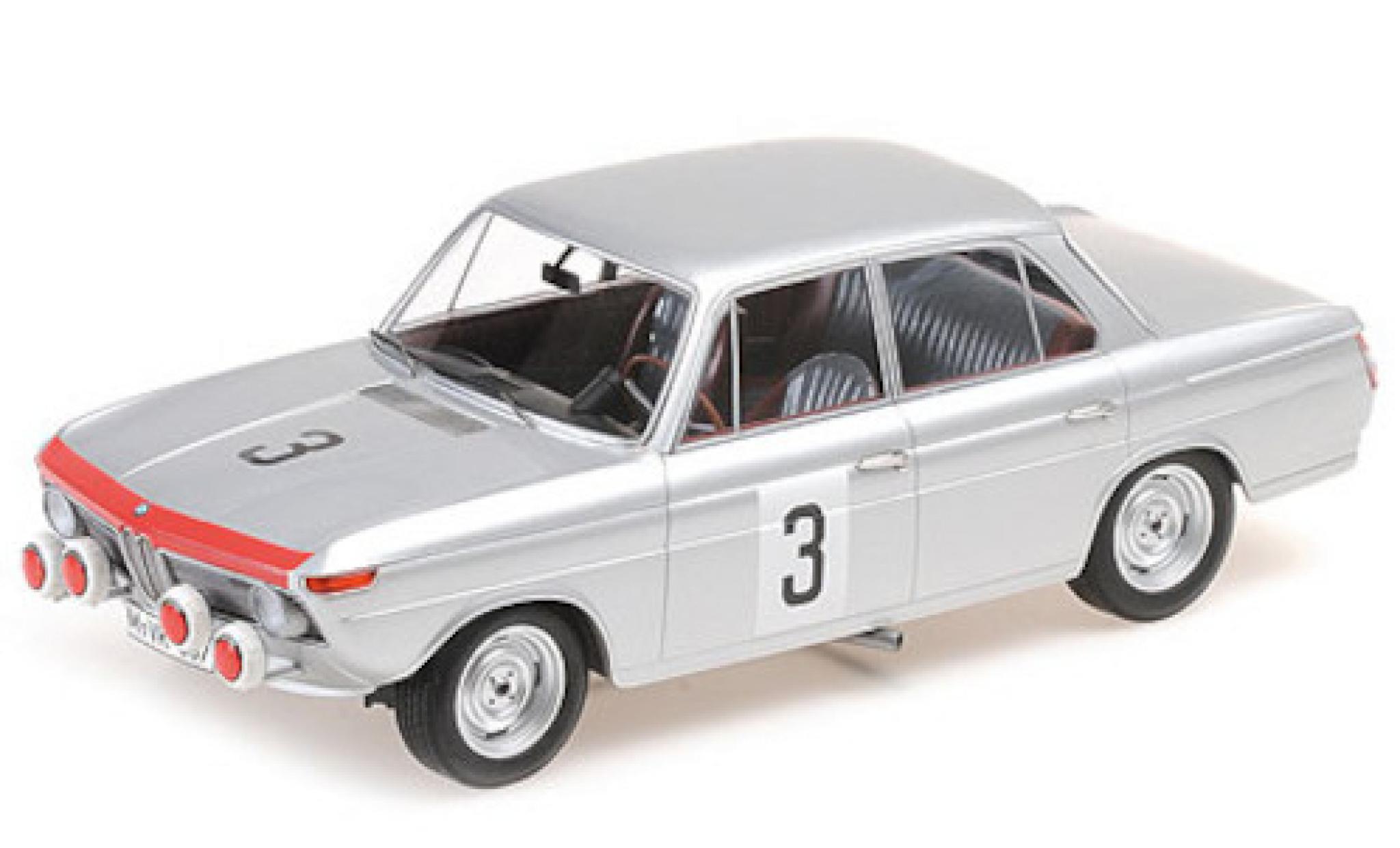 Bmw 1800 1/18 Minichamps TiSA No.3 24h Spa 1965 D.Glemser/J.Ickx modelauto