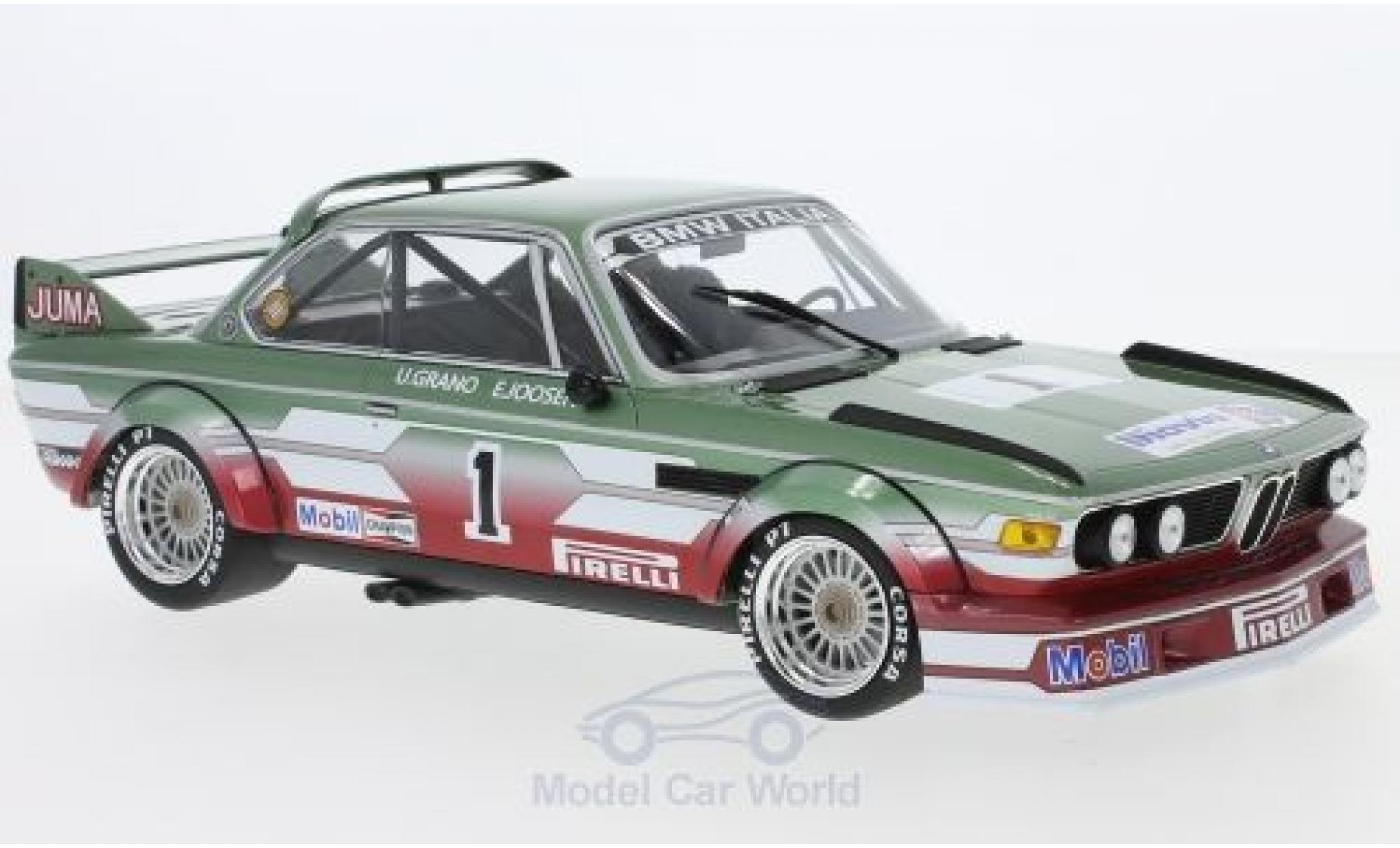 Bmw 3.0 S 1/18 Minichamps CSL No.1 Italia ETCC Zandvoort 1979 U.Grano/E.Joosen modelauto
