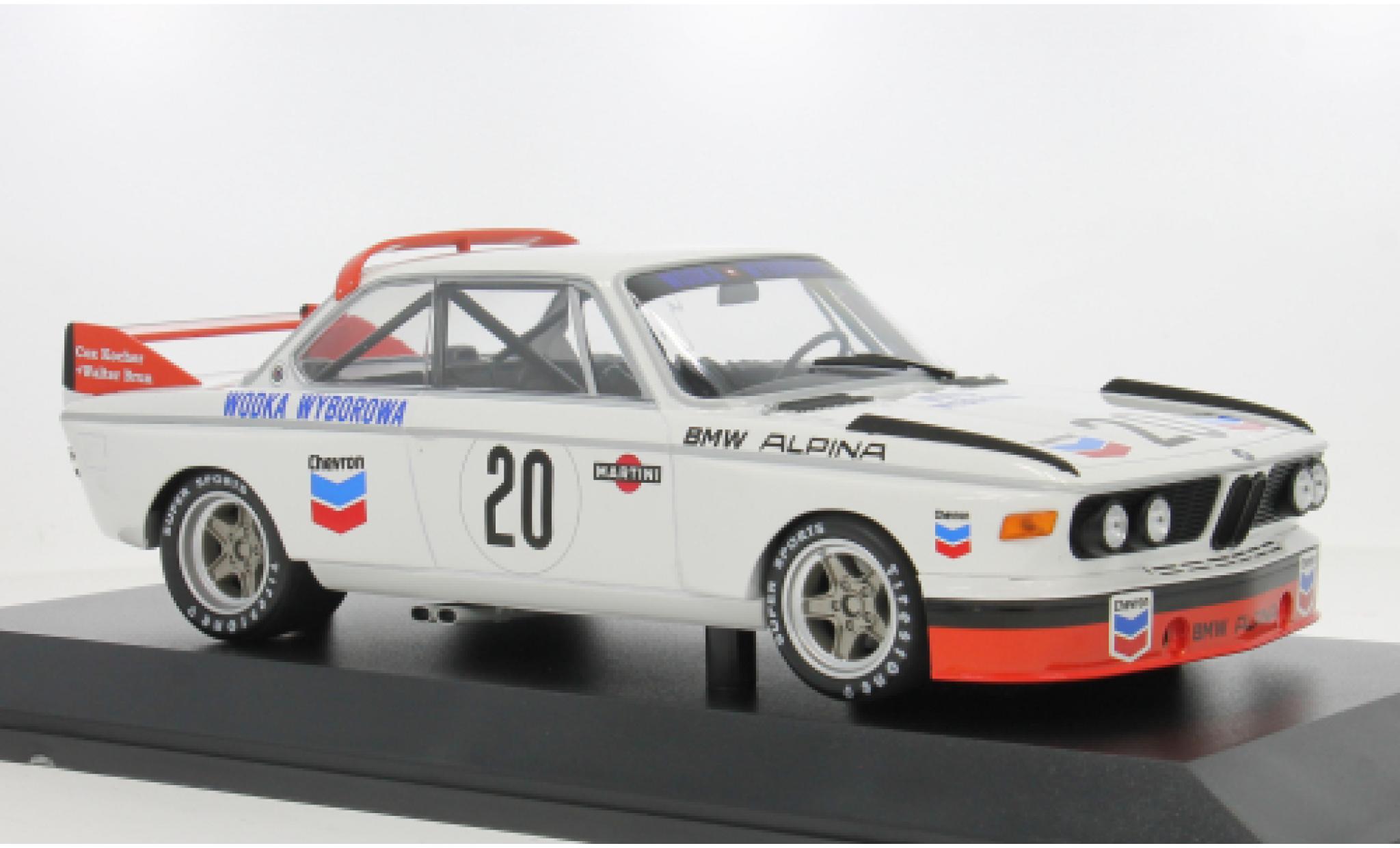 Bmw 3.0 1/18 Minichamps CSL No.20 Alpina 24h Spa 1973 1:18 modelauto