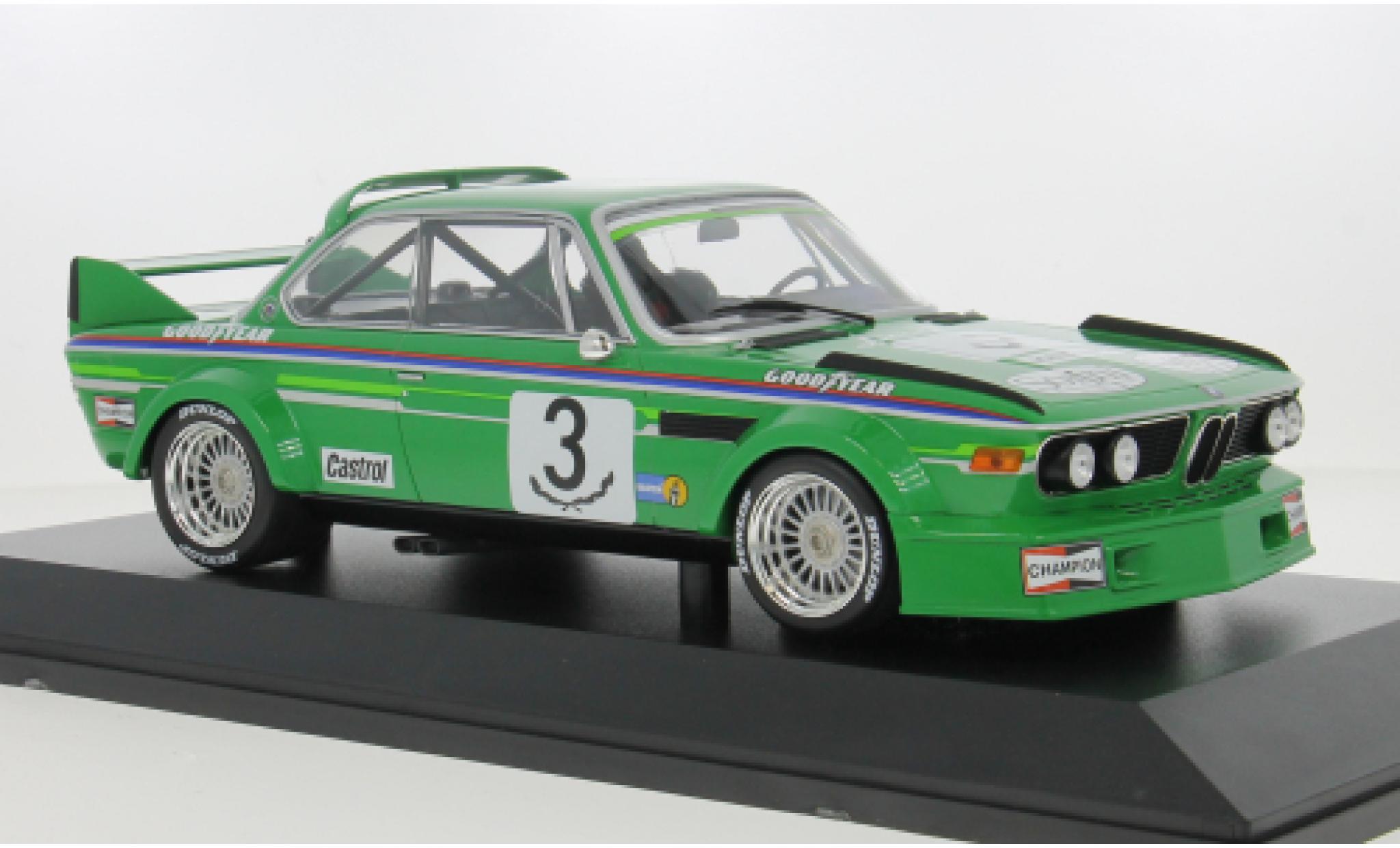 Bmw 3.0 1/18 Minichamps CSL No.3 Sorini Br&uuml;nn 1978 1:18 modelauto