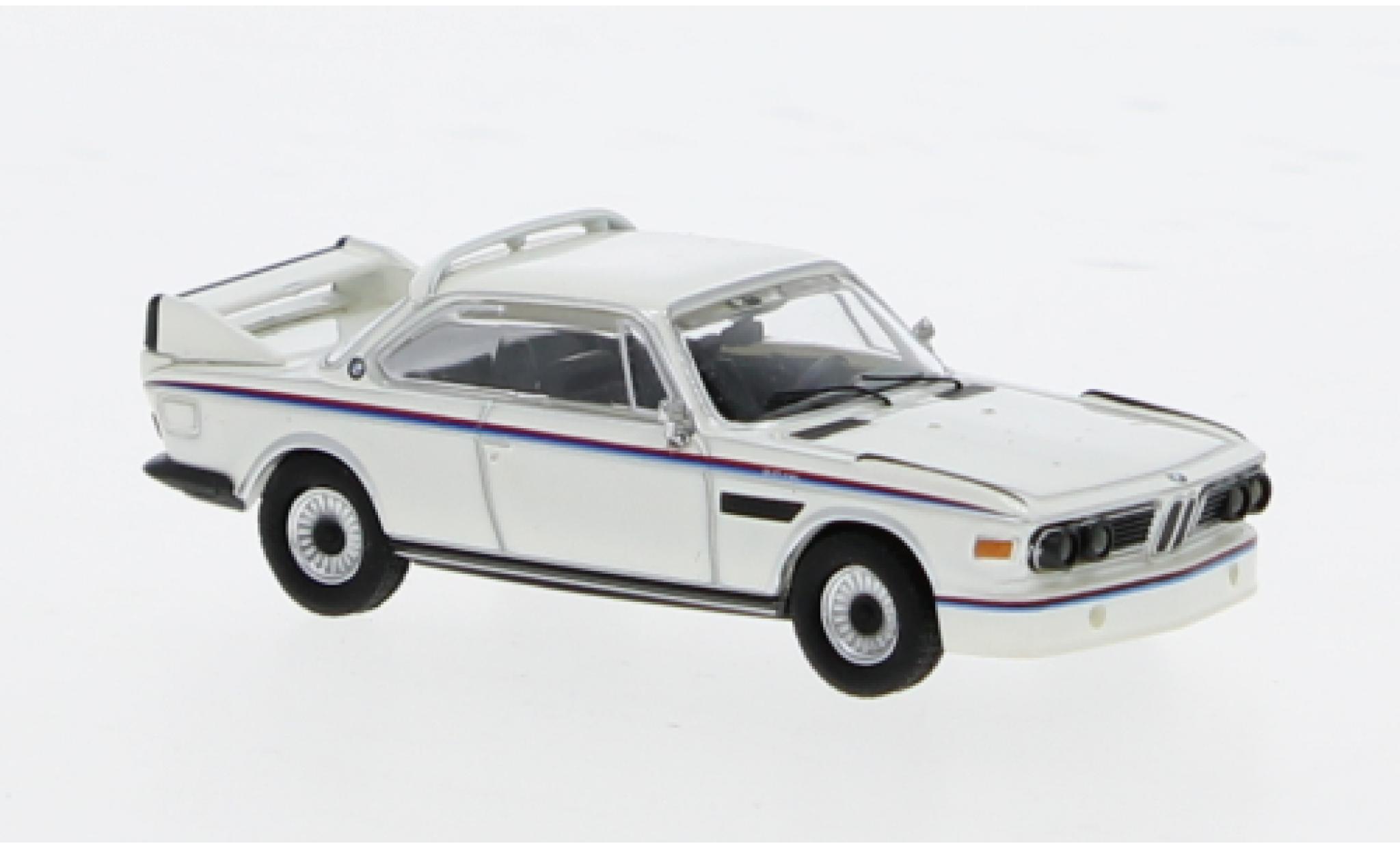 Bmw 3.0 1/87 Minichamps CSL wit 1973 1:87 modelauto