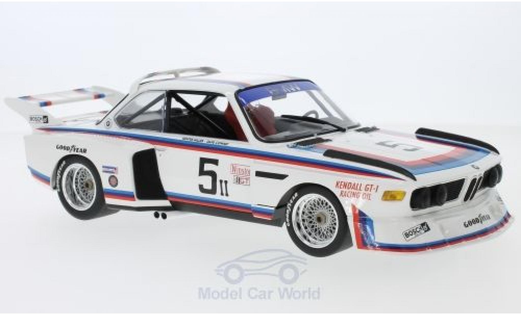 Bmw 3.5 1/18 Minichamps CSL No.5 6h Watkins Glen 1979 G.Miller/D.Cowart modelauto