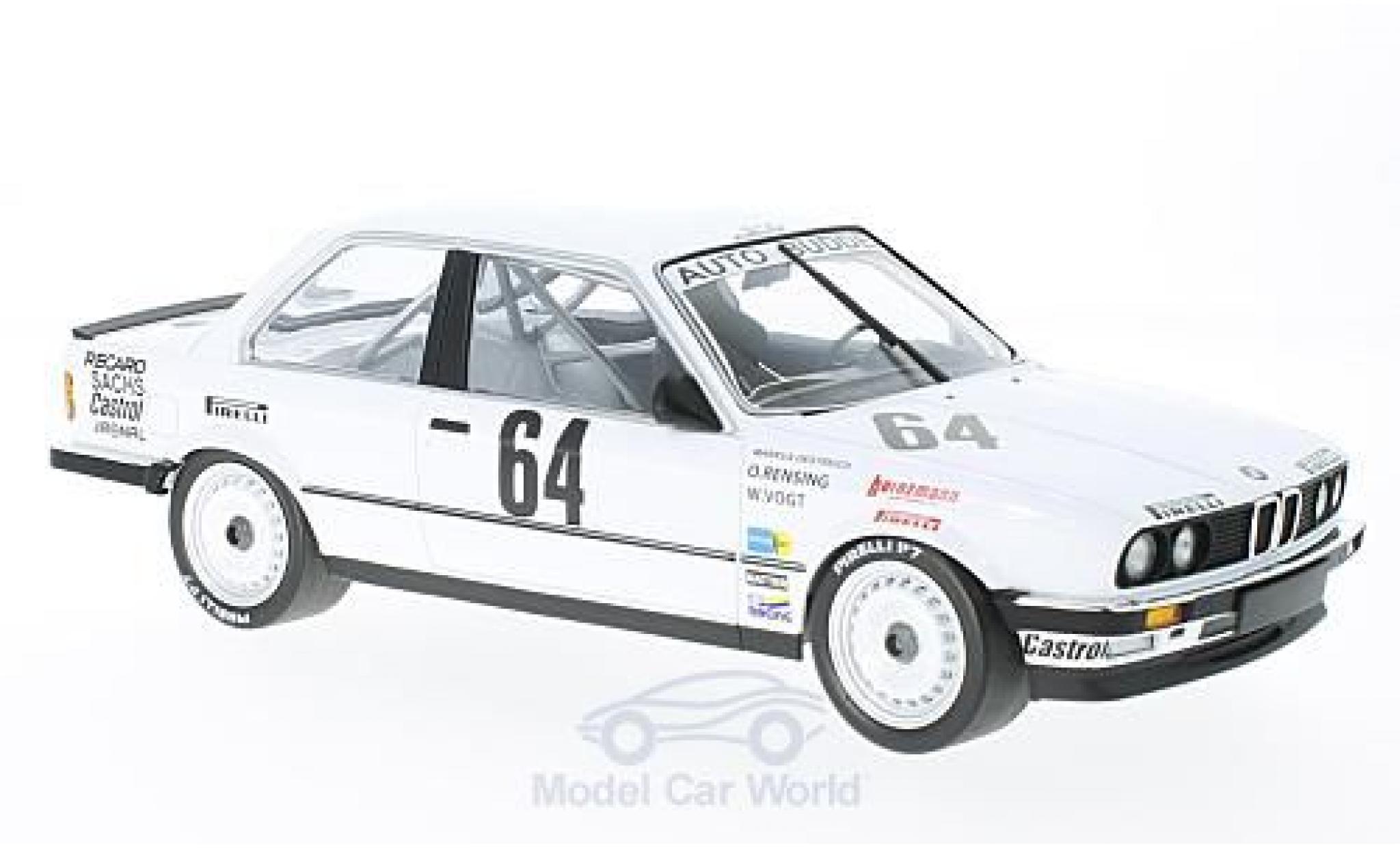 Bmw 325 1/18 Minichamps i No.64 Auto Budde Team 24h N&uuml;rburgring 1986 M.Oestreich/O.Rensing/W.Vogt modelauto