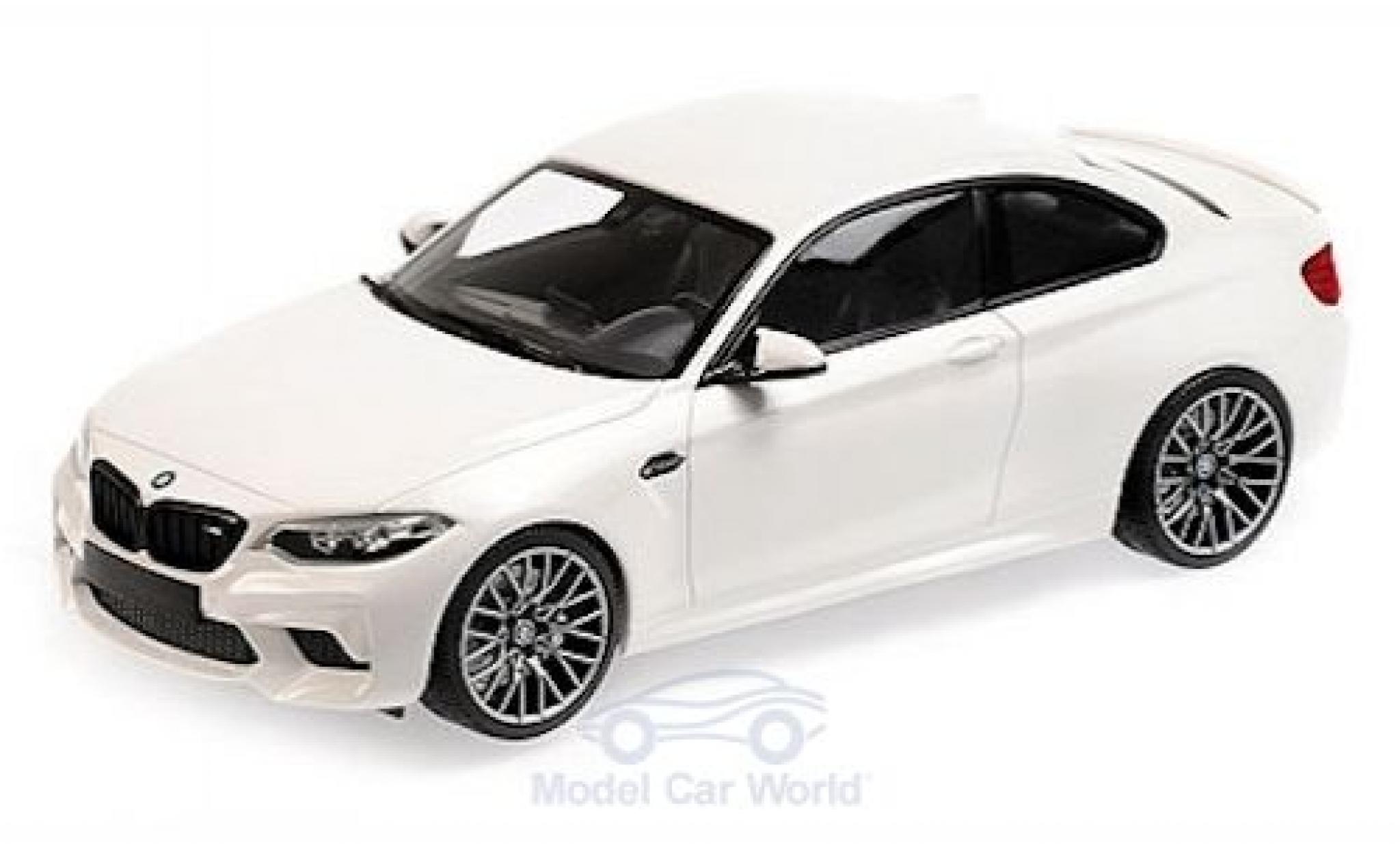 Bmw M2 1/18 Minichamps Competition wit 2019 modelauto